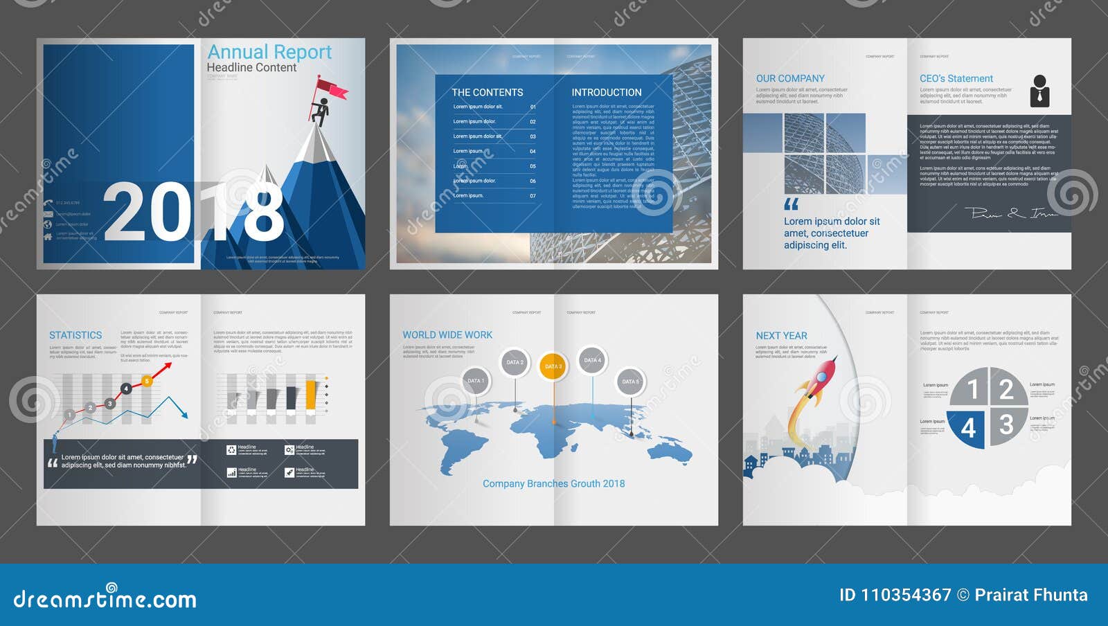 annual report, company profile, agency brochure, multipurpose presentation template.