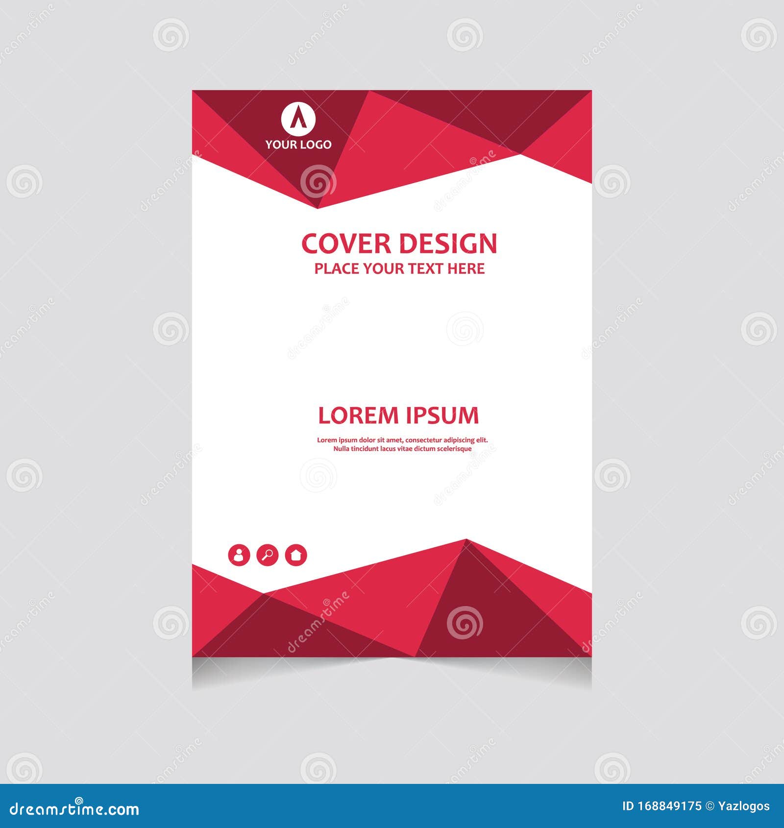 Cover Page Design Template from thumbs.dreamstime.com
