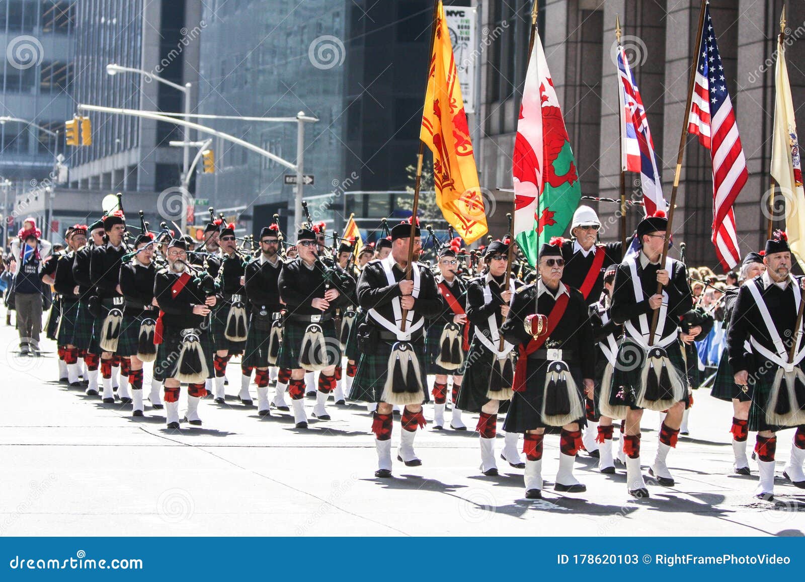 Annual Tartan Day Parade in New York City Editorial Stock Photo Image