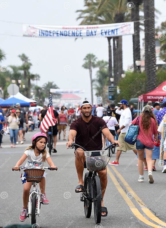 Huntington Beach 4th of July Parade, California, USA, July 4, 2024 Editorial Stock Photo Image