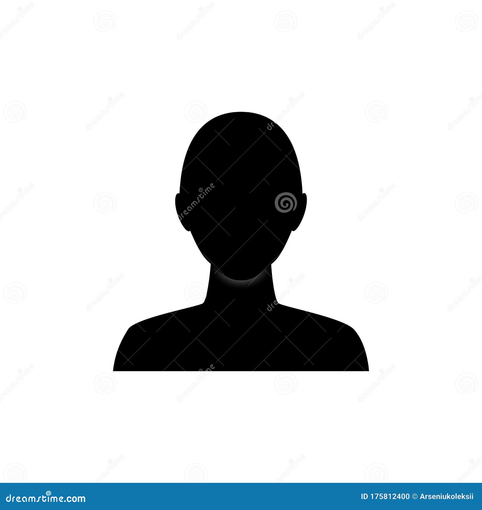 anonymous gender neutral face avatar.