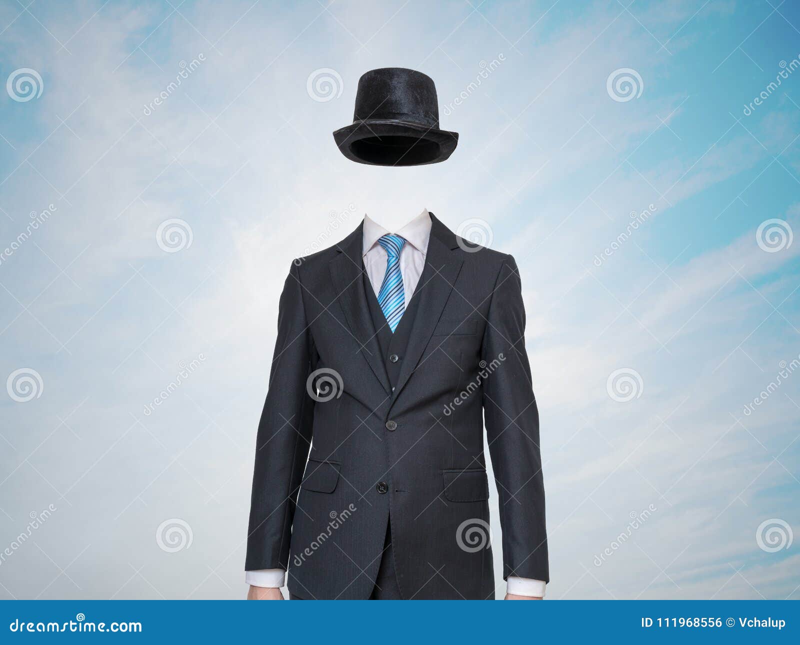 anonymous or invisible man in suit