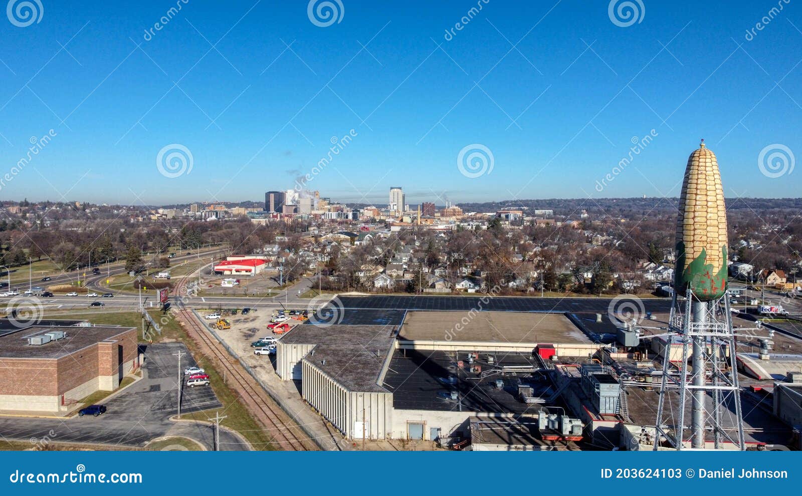 Another corn skyline editorial stock photo. Image of infrastructure