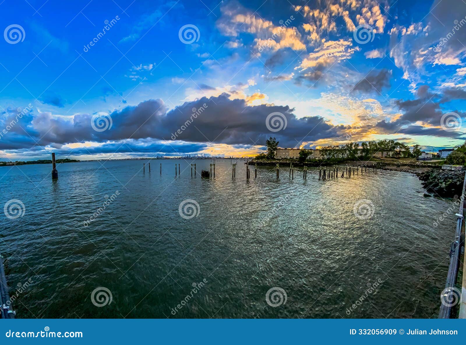 another splendid evening at clason point pier.