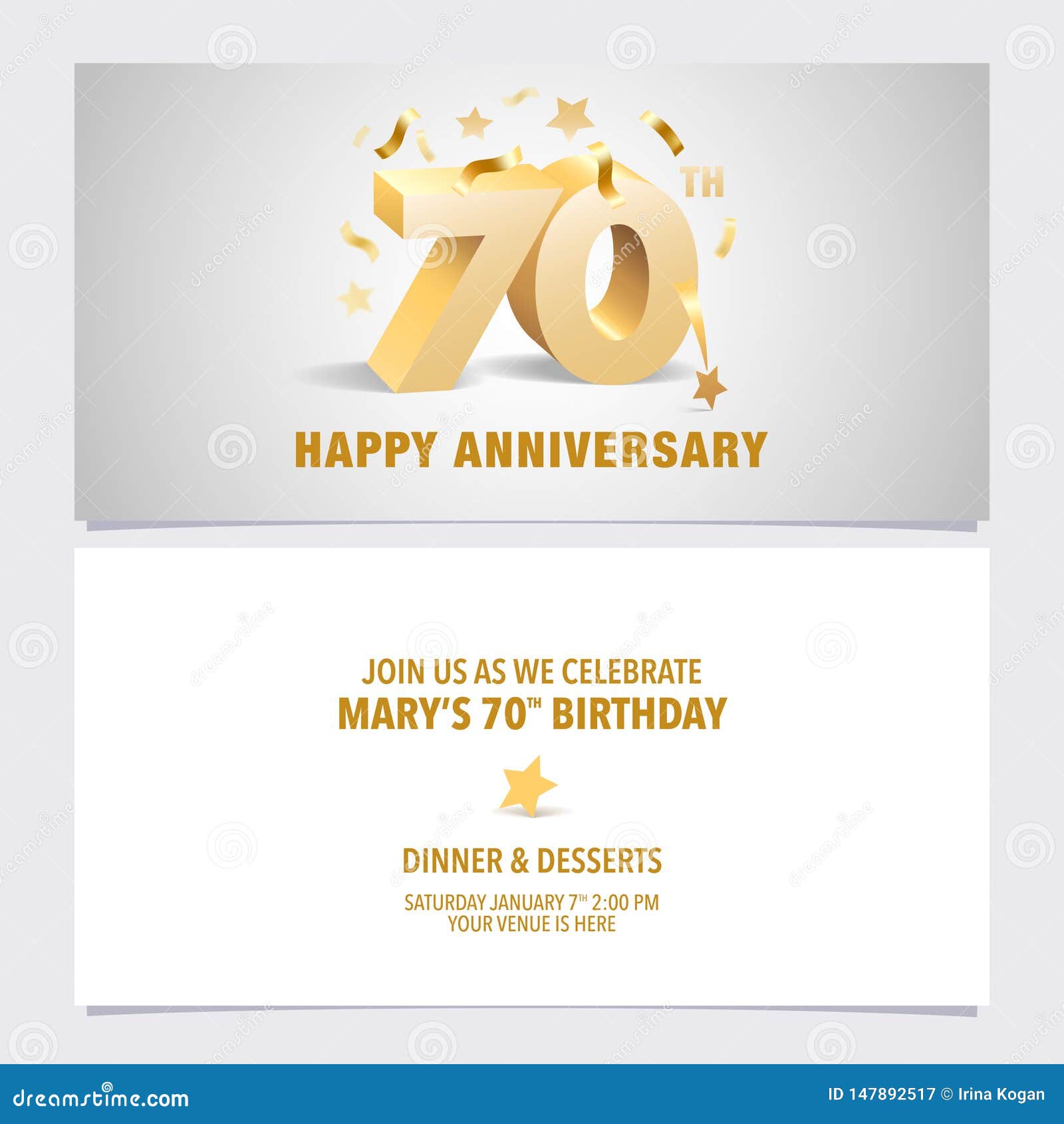 70 Ans D Anniversaire D Invitation De Carte D Illustration De Vecteur Conception De Calibre Illustration De Vecteur Illustration Du Calibre Carte 70 Ans D Anniversaire D Invitation De Carte D Illustration De Vecteur Conception De Calibre Illustration De Vecteur Illustration Du Calibre Carte