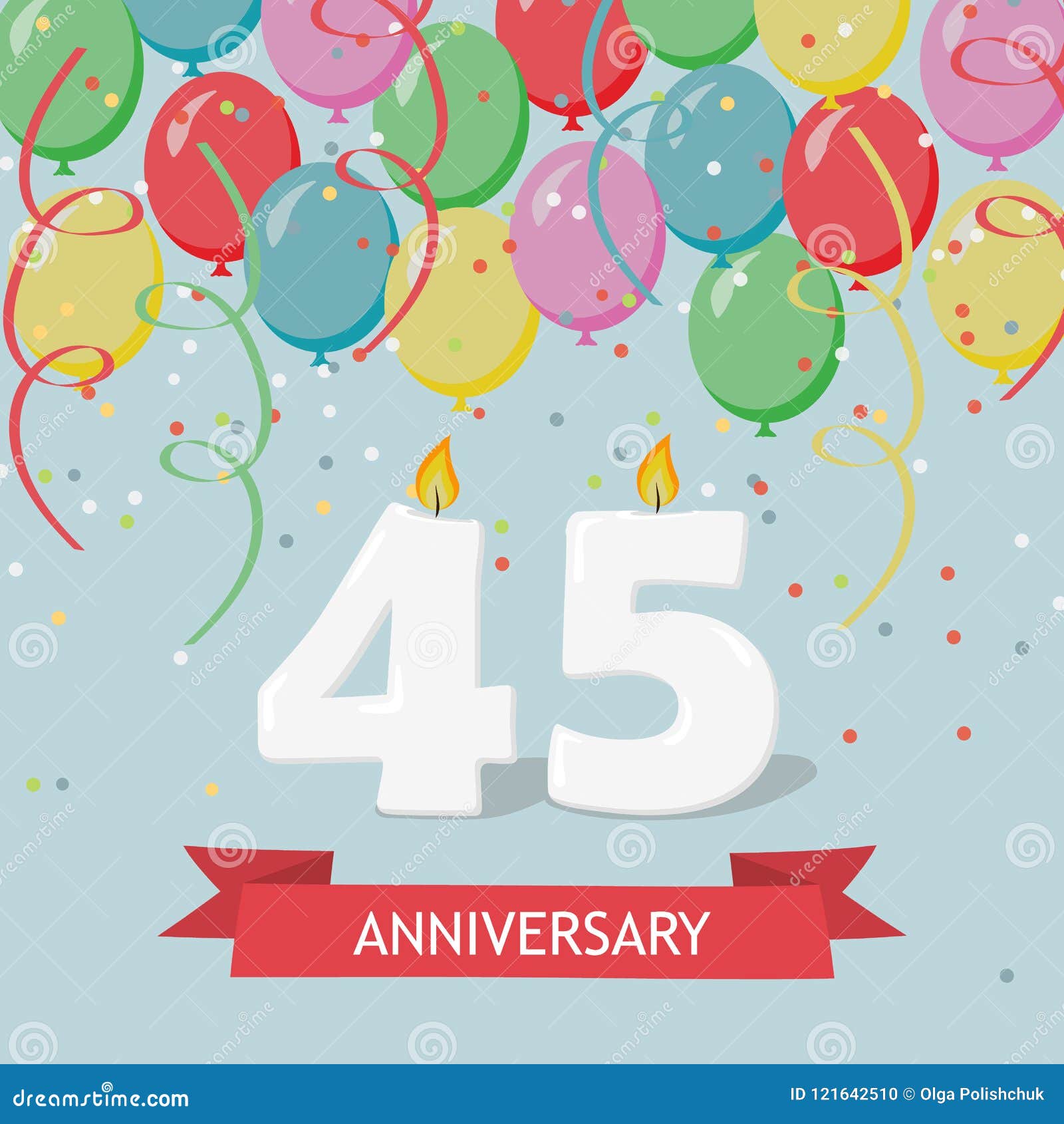 45 Ans De Selebration Carte De Voeux De Joyeux Anniversaire Illustration Stock Illustration Du Selebration Carte 45 Ans De Selebration Carte De Voeux De Joyeux Anniversaire Illustration Stock Illustration Du Selebration Carte