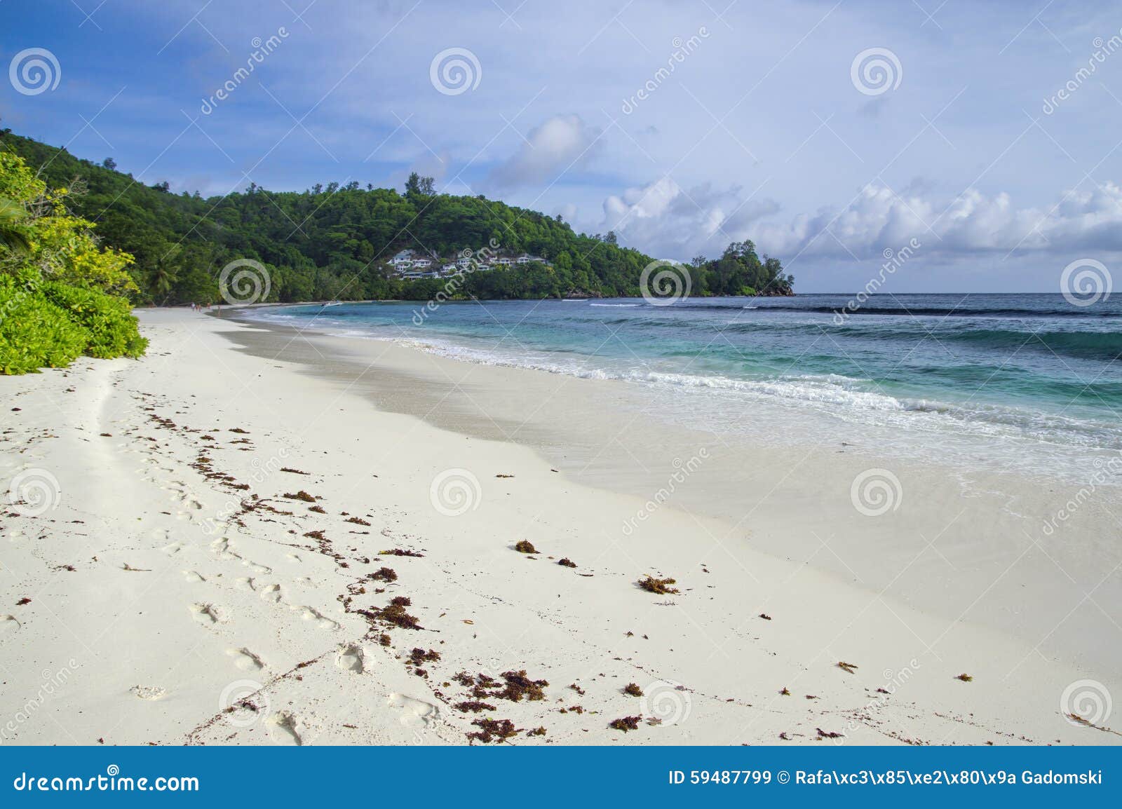 Anse Boileau, Seychellen stockbild. Bild von paradies - 59487799