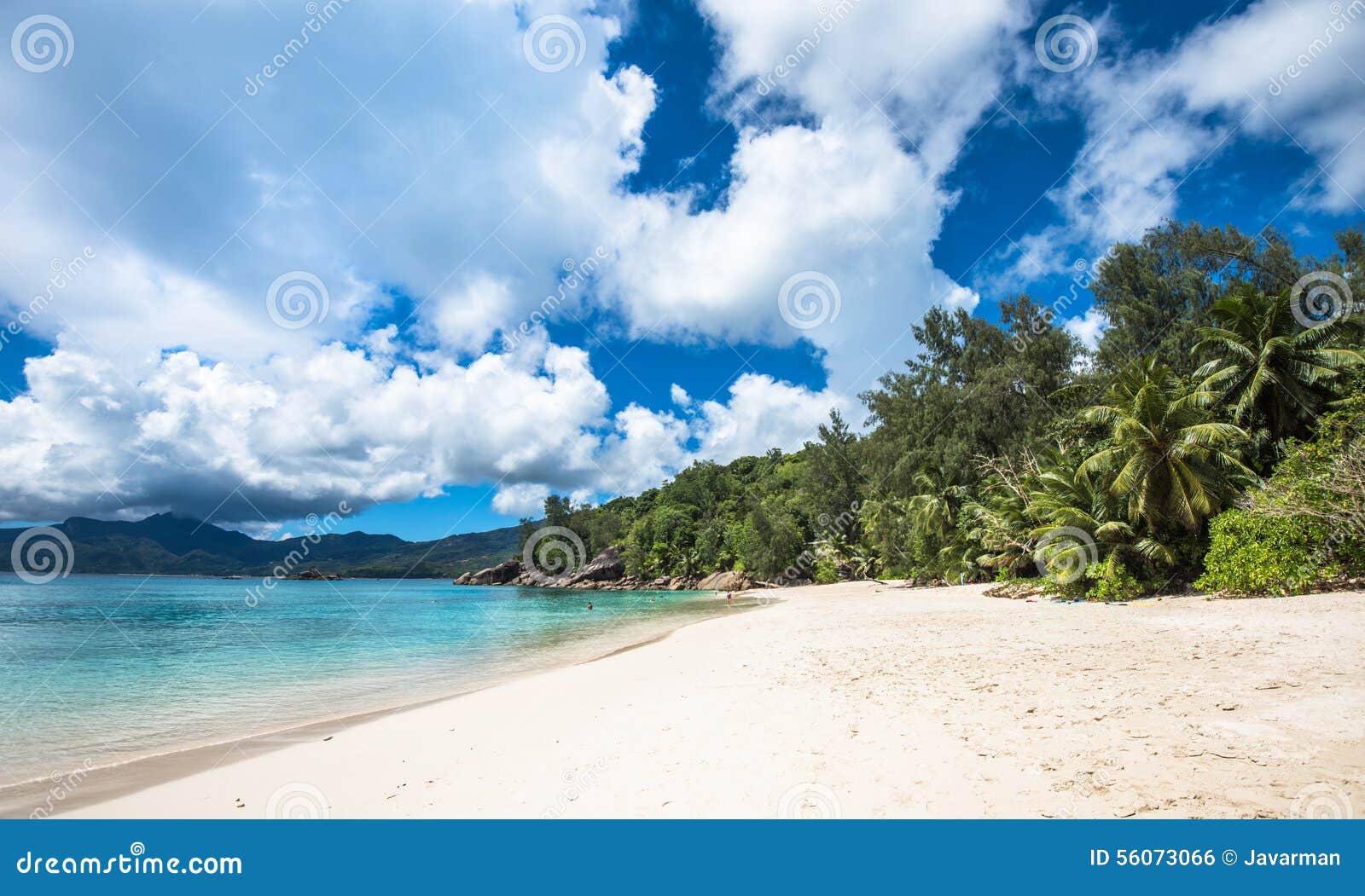 Anse Soleil perfect tropical beach, Mahe island, Seychelles