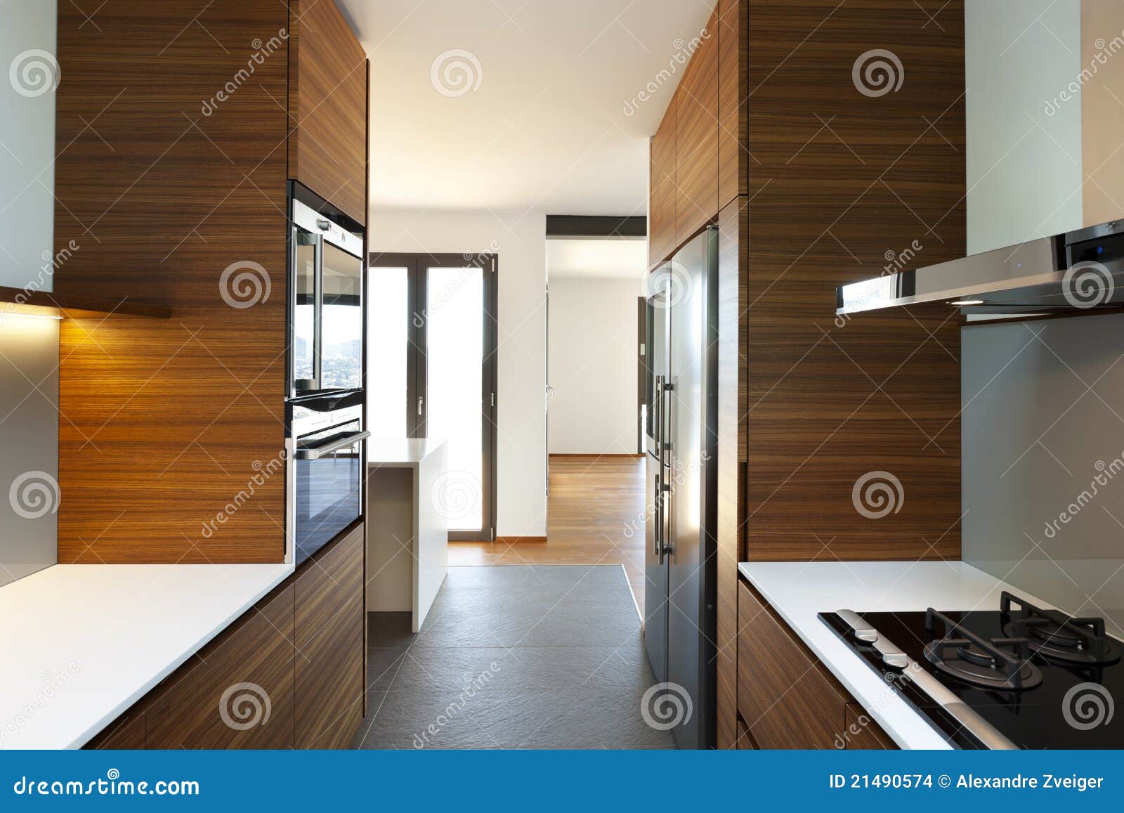 Ansicht der Küche stockfoto. Bild von küche, ansicht - 21490574