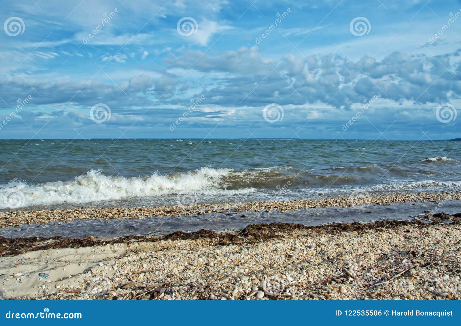 Ansicht Von Gardiners-Bucht Vom Orient-Strand-Nationalpark, Long Island ...