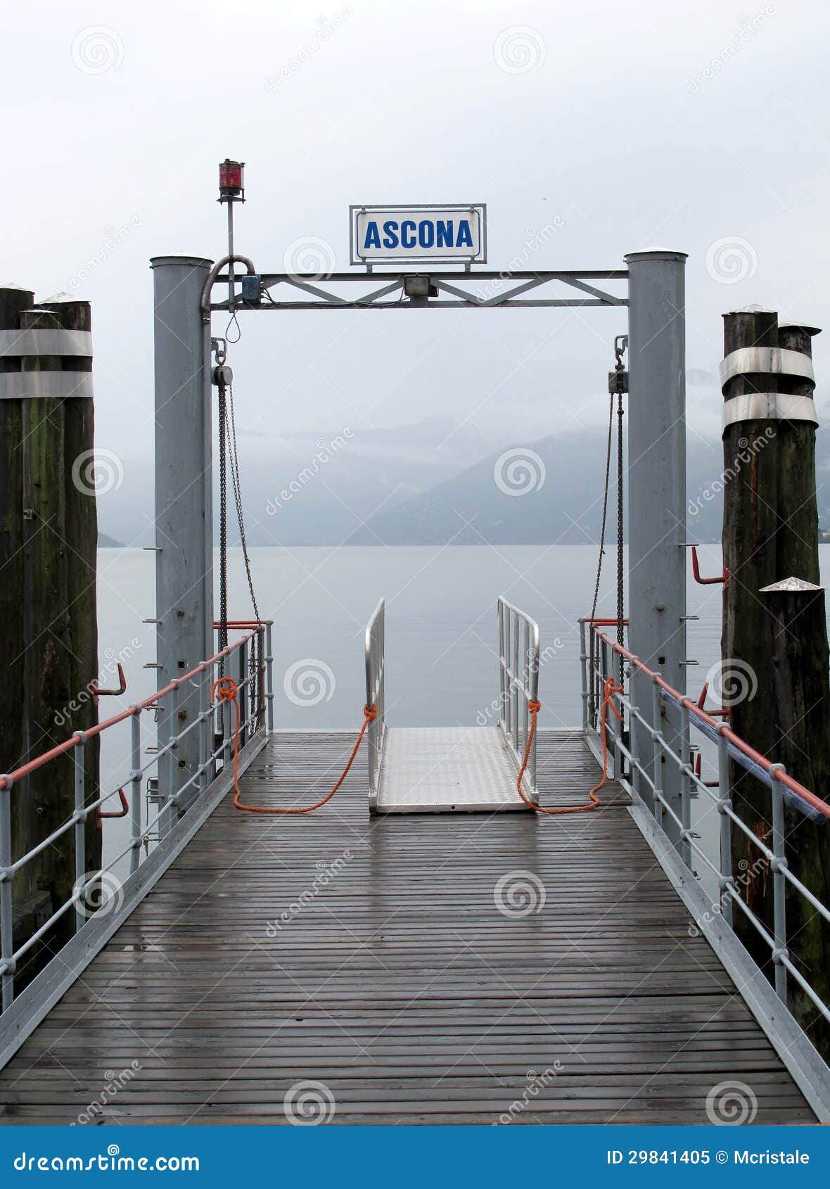 Ansicht von See Maggiore in Ascona, die Schweiz