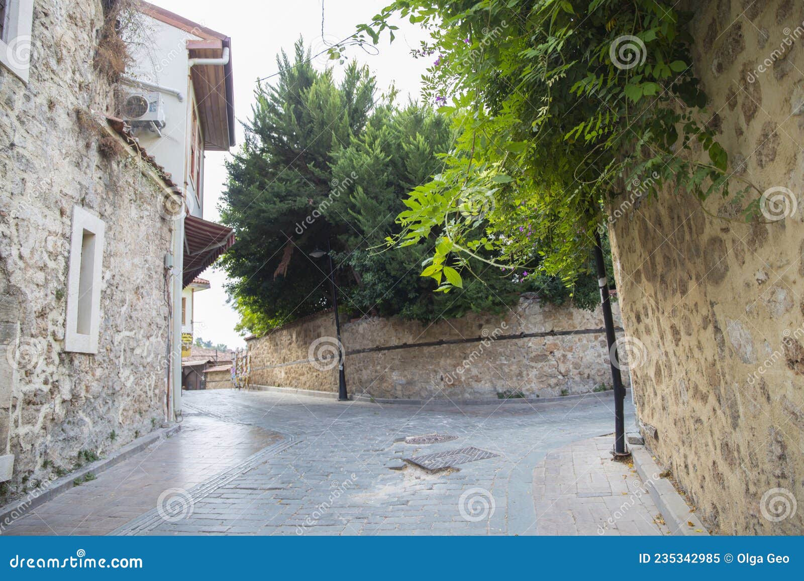 antaliya, turkey: streets of the old town