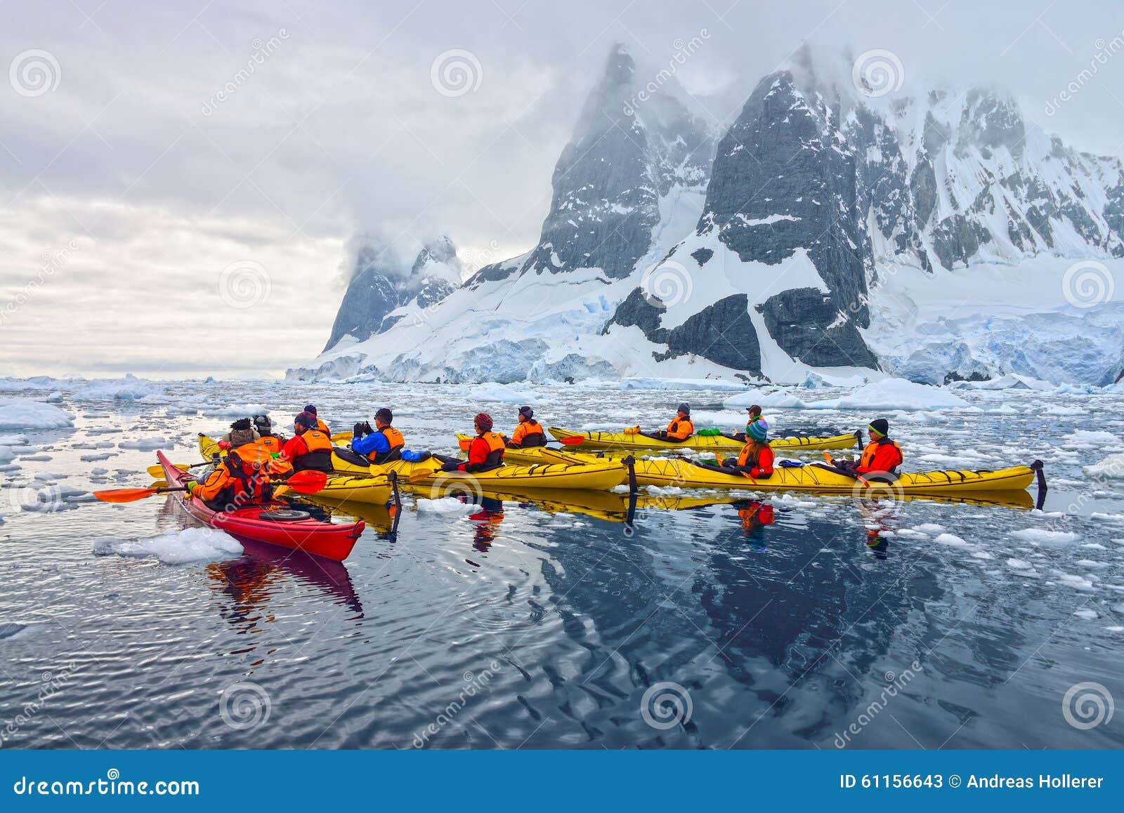 Antarctic Ice Kayaking editorial stock photo. Image of ...