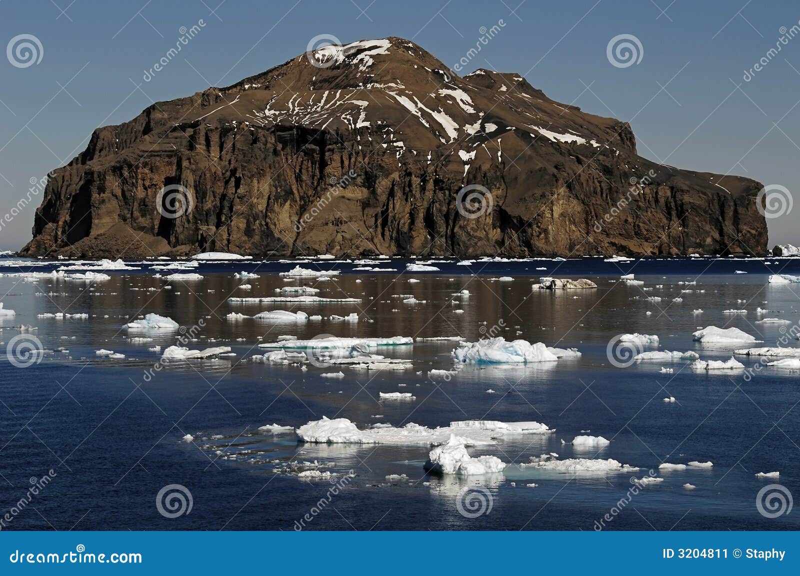 antarctic rocky island