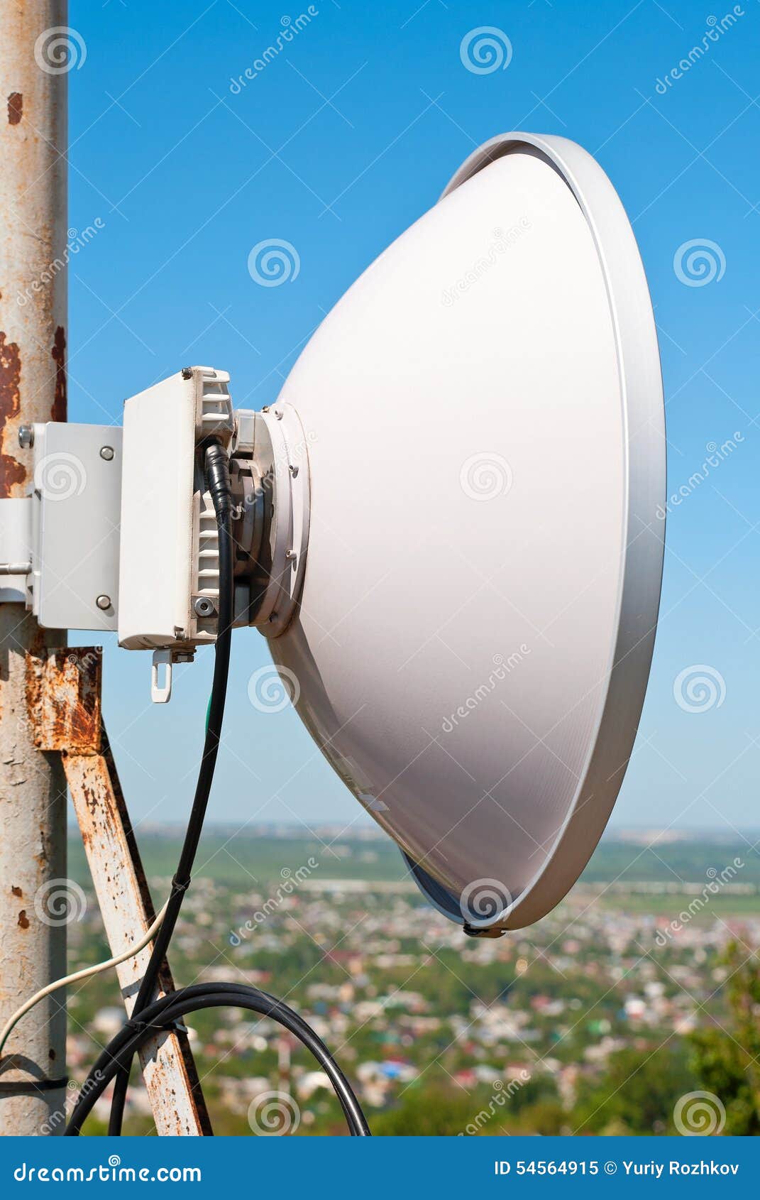 Antenna Cellular Base Station Stock Image Image of technology, tower