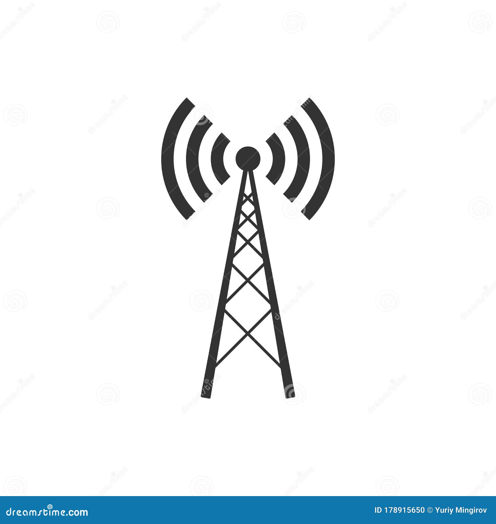 Antenna Icon Isolated. Radio Antenna Wireless. Technology and Network  Signal Radio Antenna Stock Vector - Illustration of communication, global:  178915650