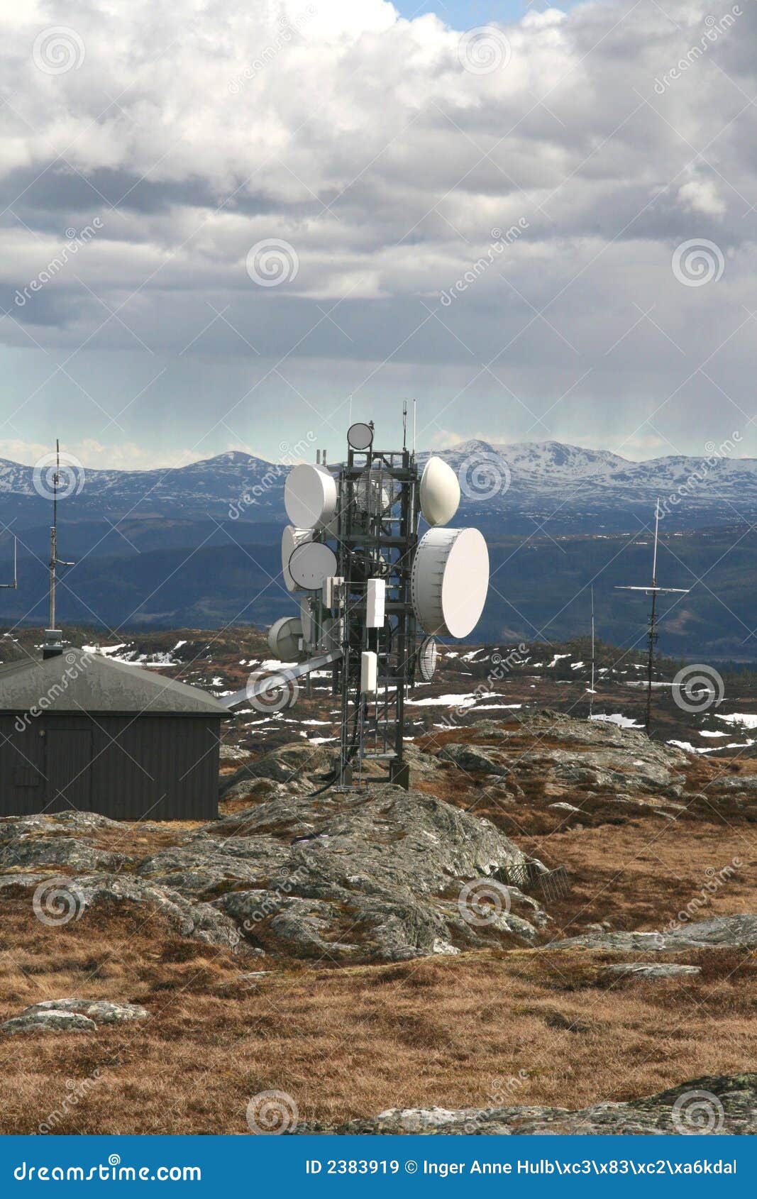 Antennas On Mountain Picture. Image 2383919