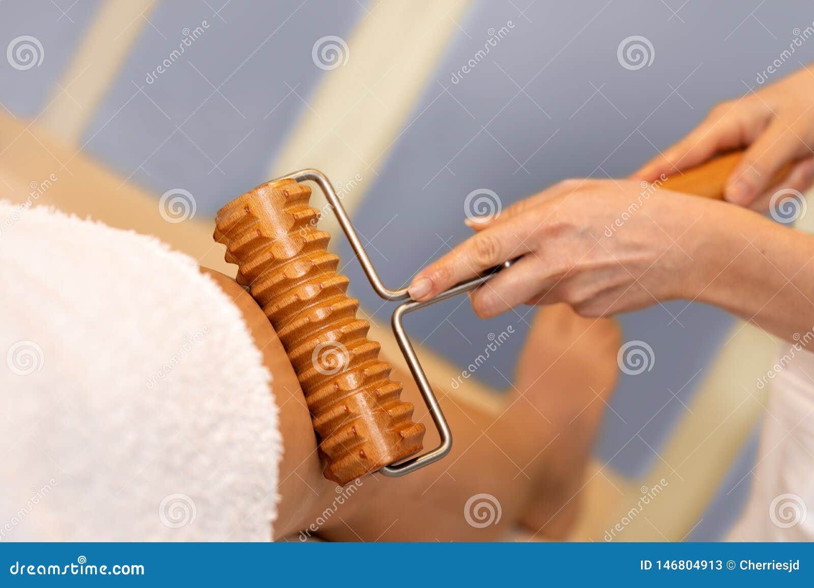 Anti Cellulite Madero Therapy Massage Stock Image Image Of Pleasure Cellulite