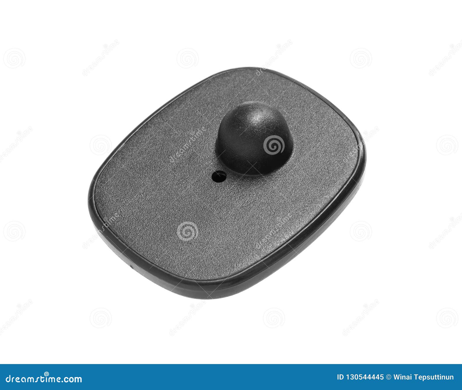 Anti theft tag for goods stock image. Image of alert 130544445