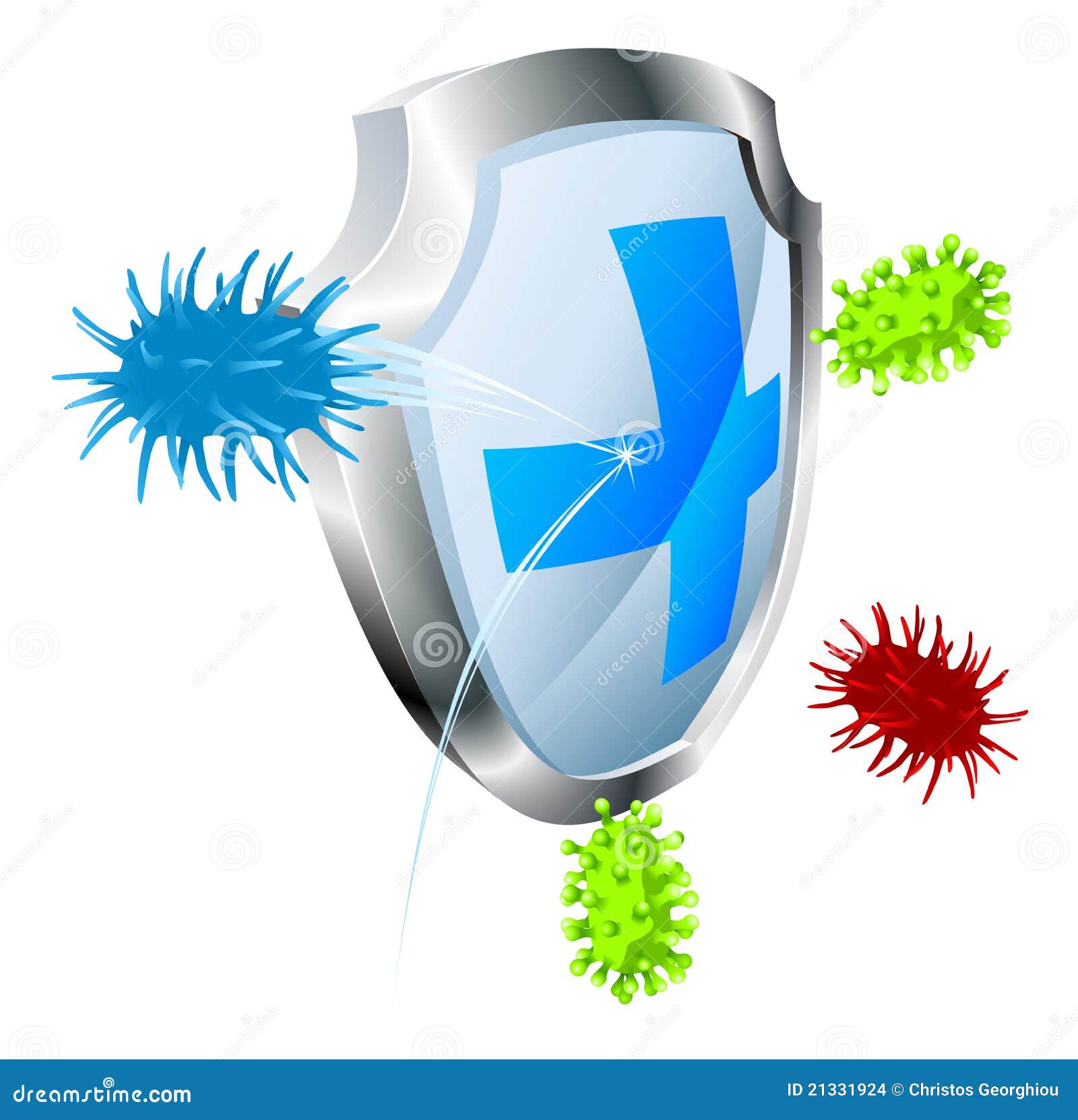 Antibacterial Or Antiviral Concept Stock Vector Illustration of