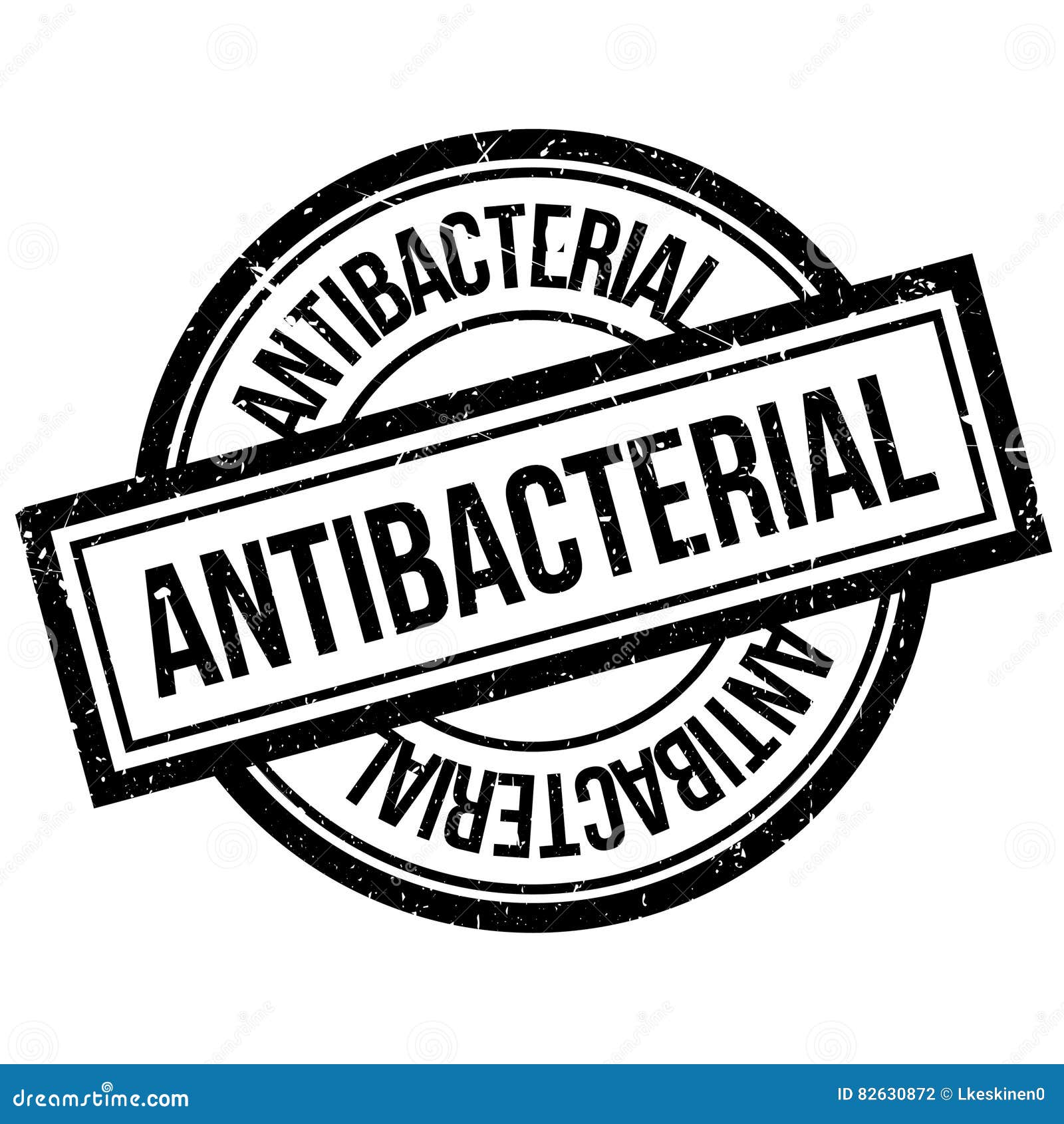 Antibacterial rubber stamp stock vector. Illustration of antiseptic