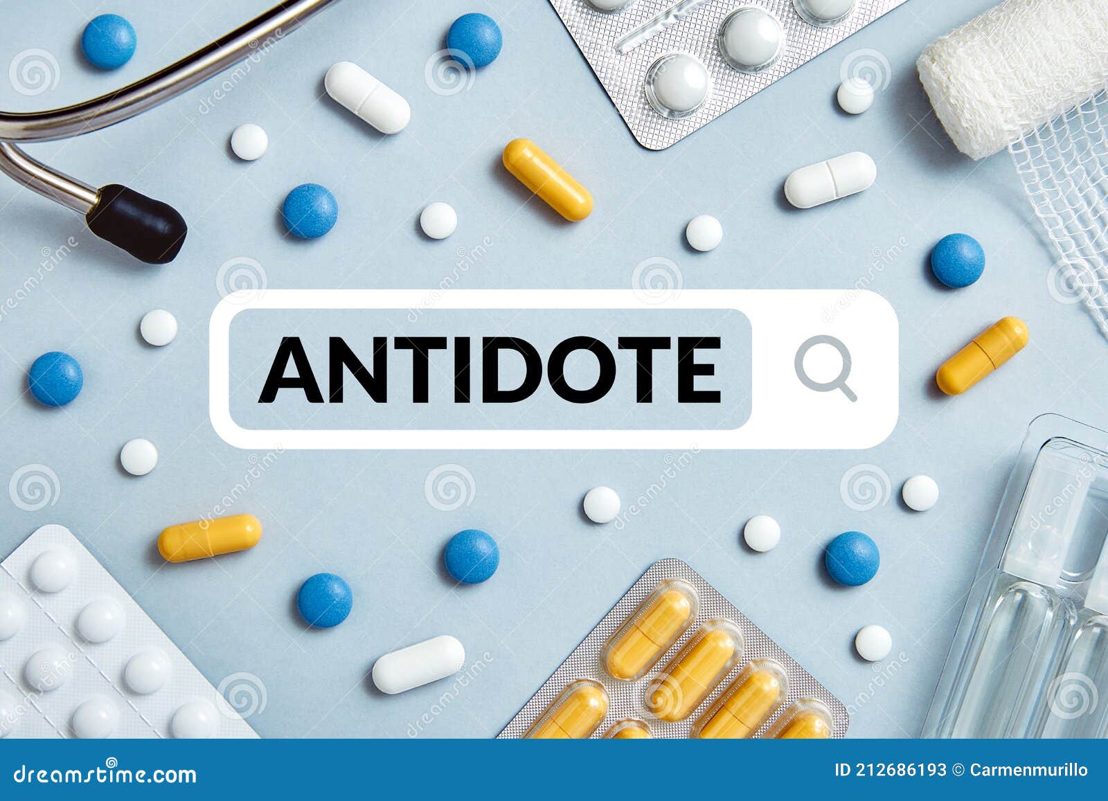 antidote medical concept