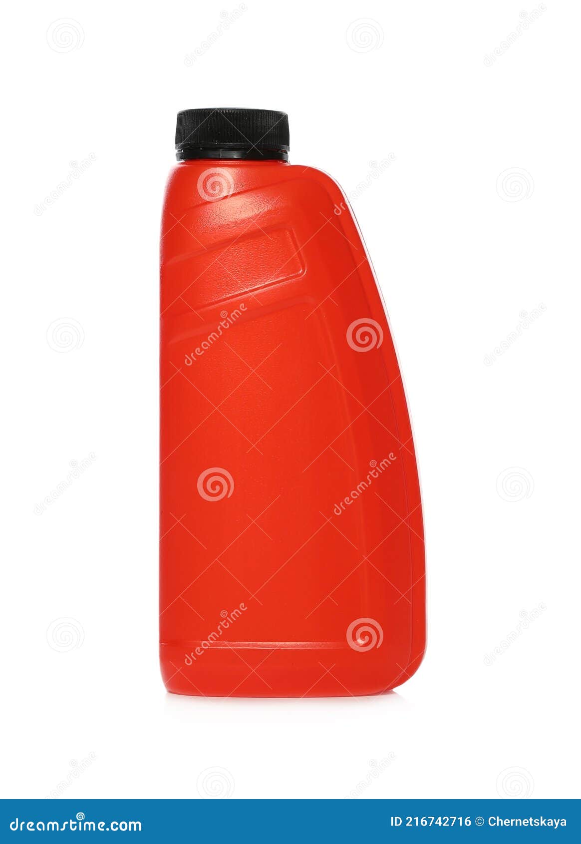 Antifreeze in Plastic Bottle Isolated on White Stock Photo Image of