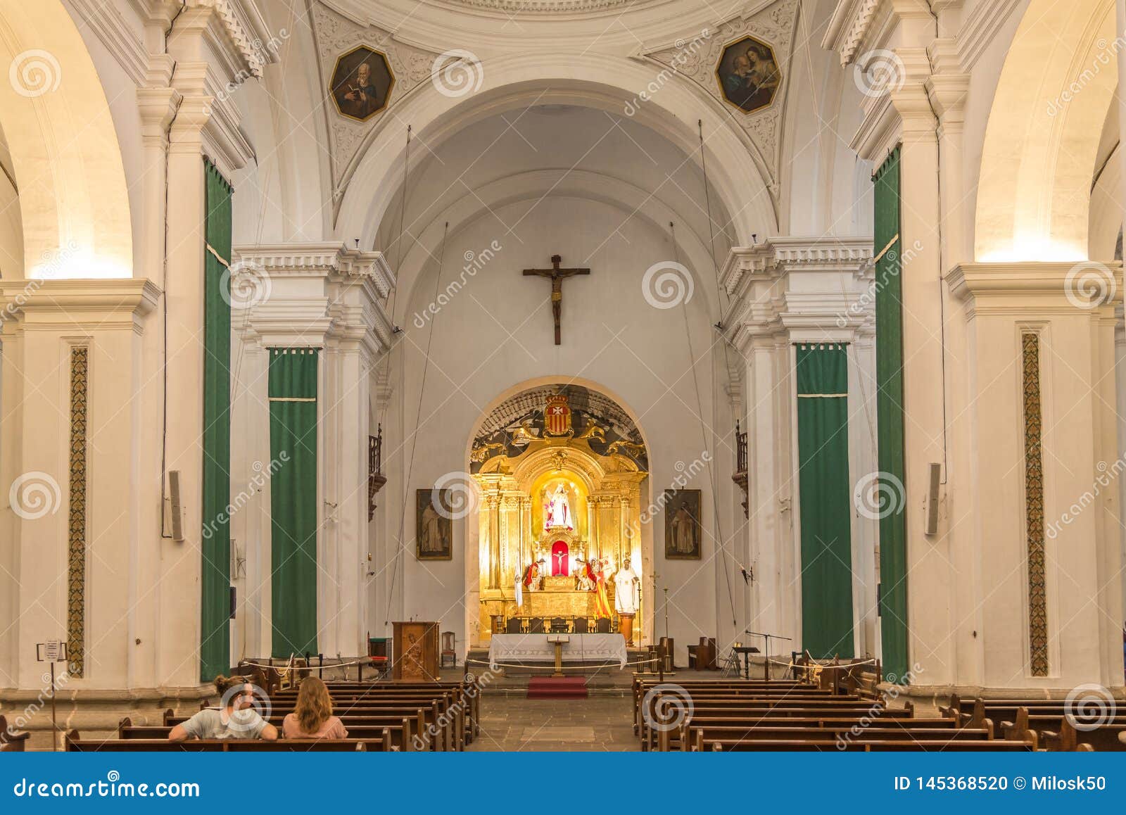 View at the Interior and Choir of La Merced Church in Antigua Guatemala  Editorial Image - Image of guatemala, merced: 145368520