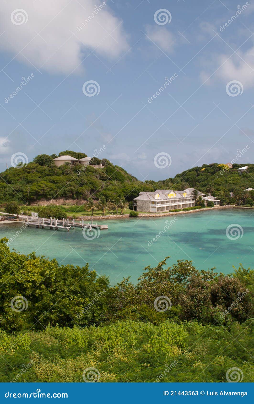 Antigua Long Bay stock image. Image of tropical, island 21443563