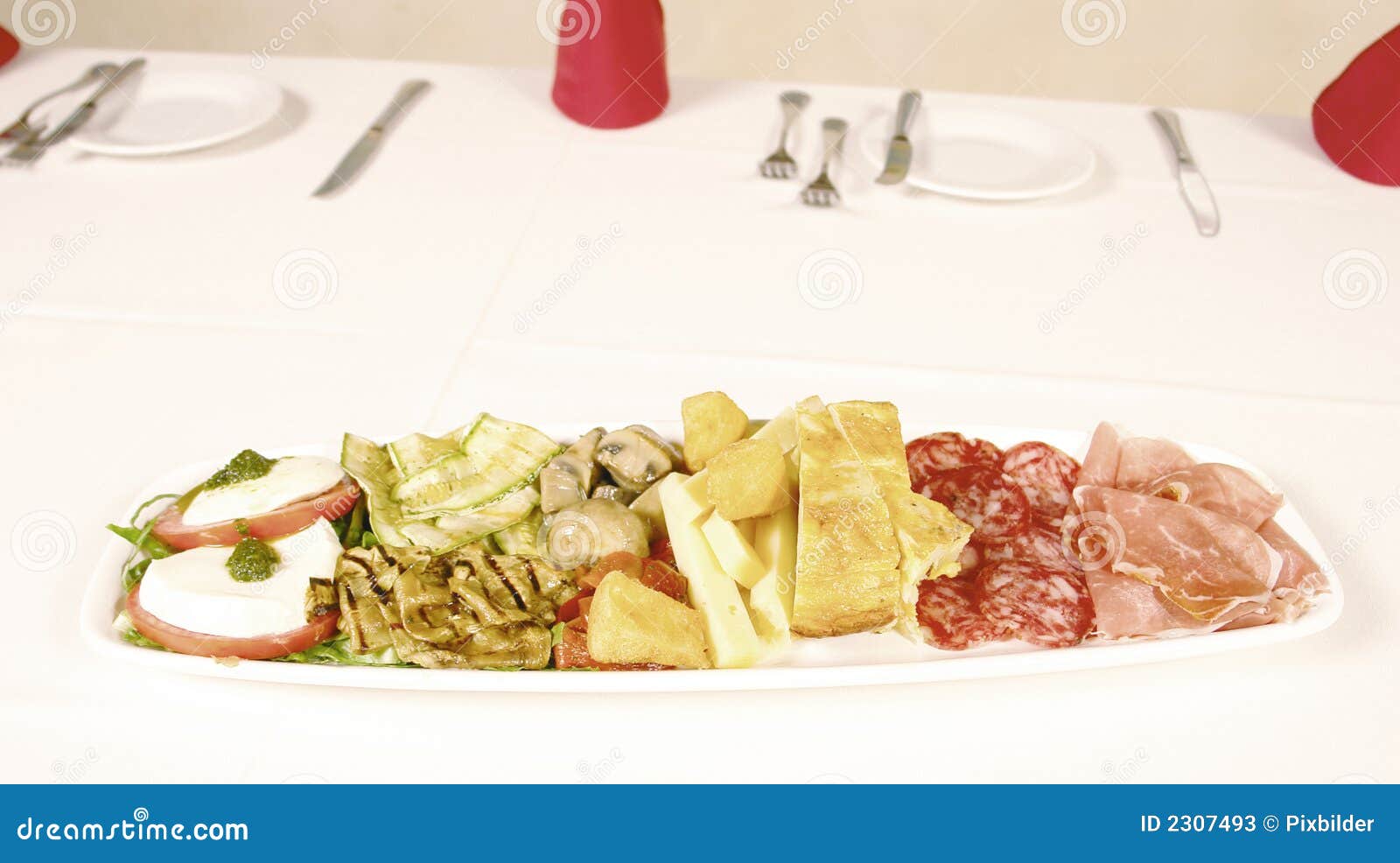 Antipasti stock image. Image of lettuce, calories, dish 2307493