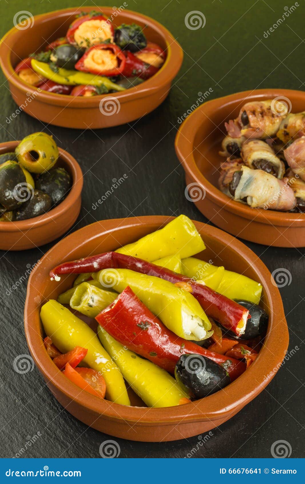 Antipasti variations stock image. Image of variations - 66676641