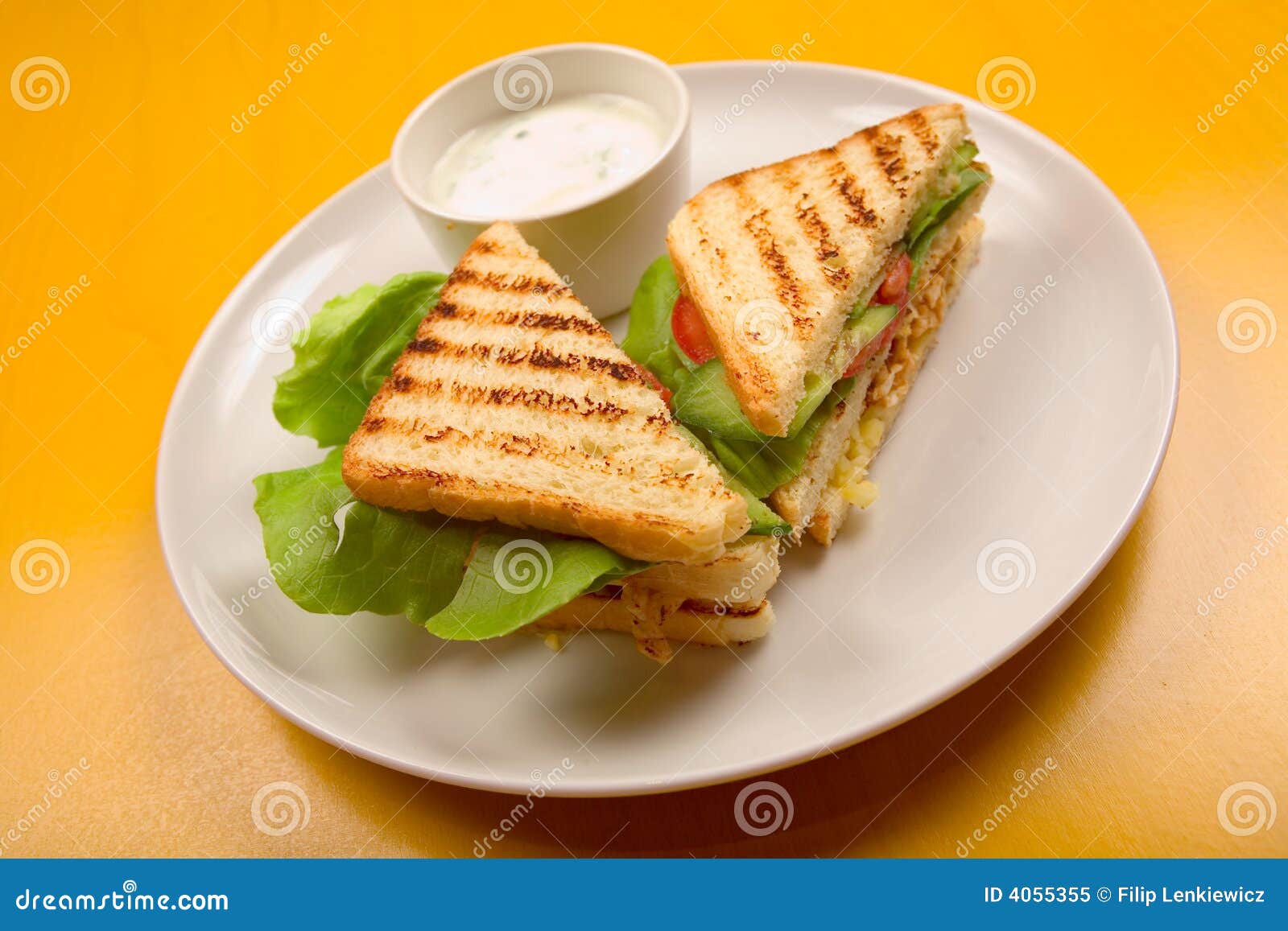 Antipasto del panino immagine stock. Immagine di cotto 4055355