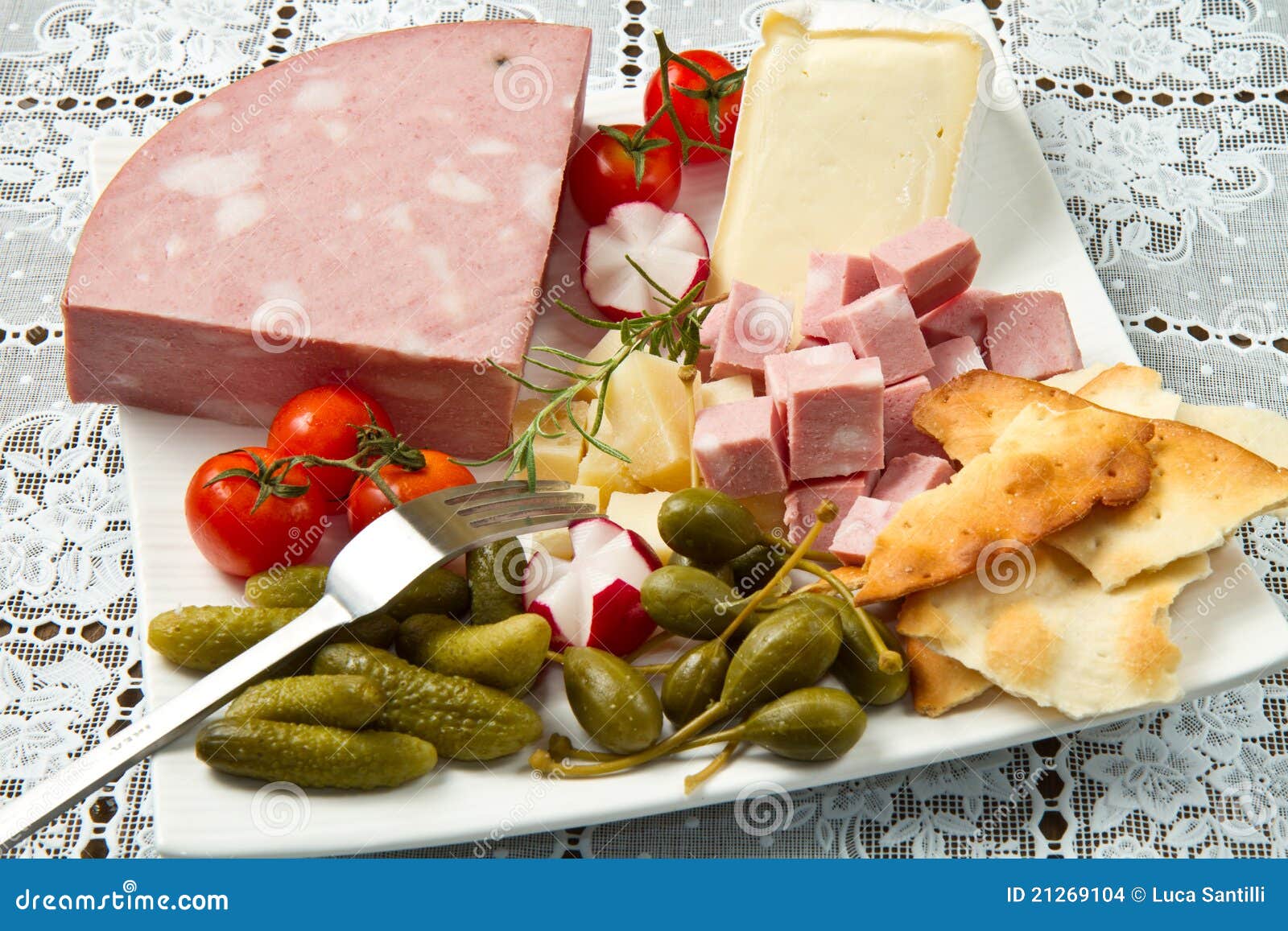 Antipasto italiano fotografia stock. Immagine di avviatore 21269104