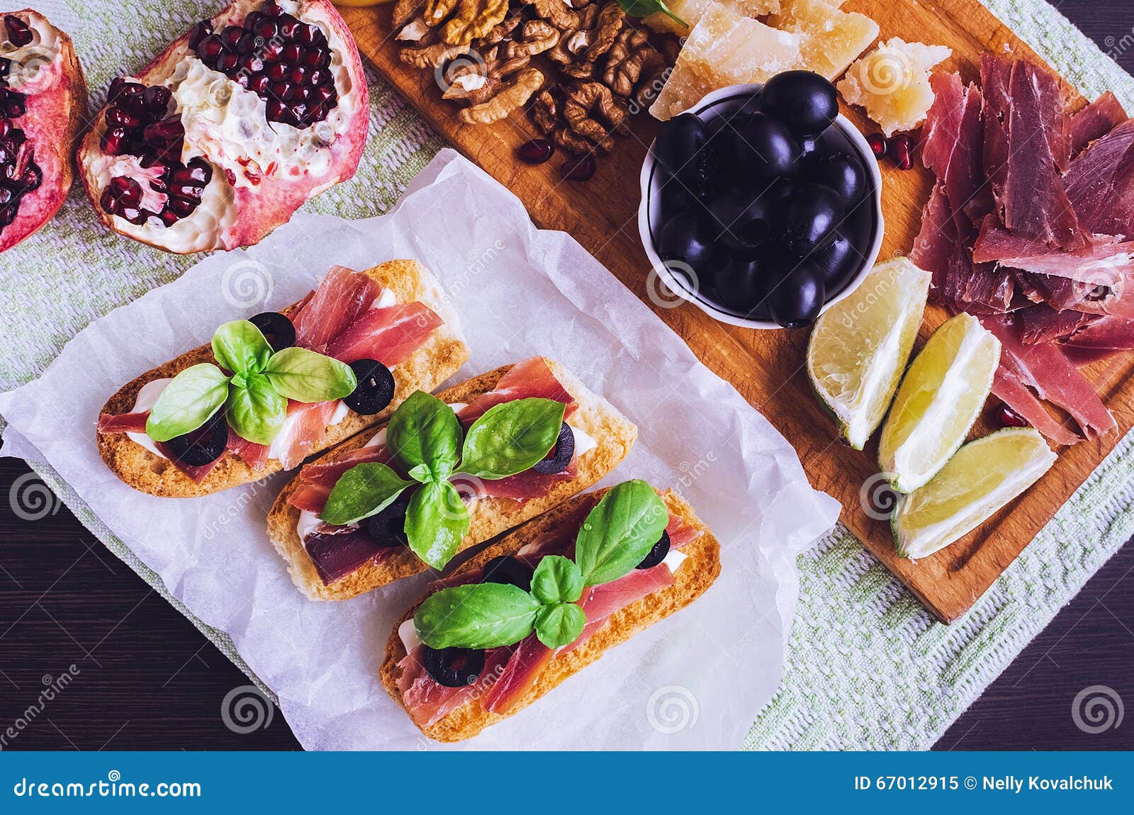 Antipasto Italiano Tradizionale Immagine Stock Immagine di carne