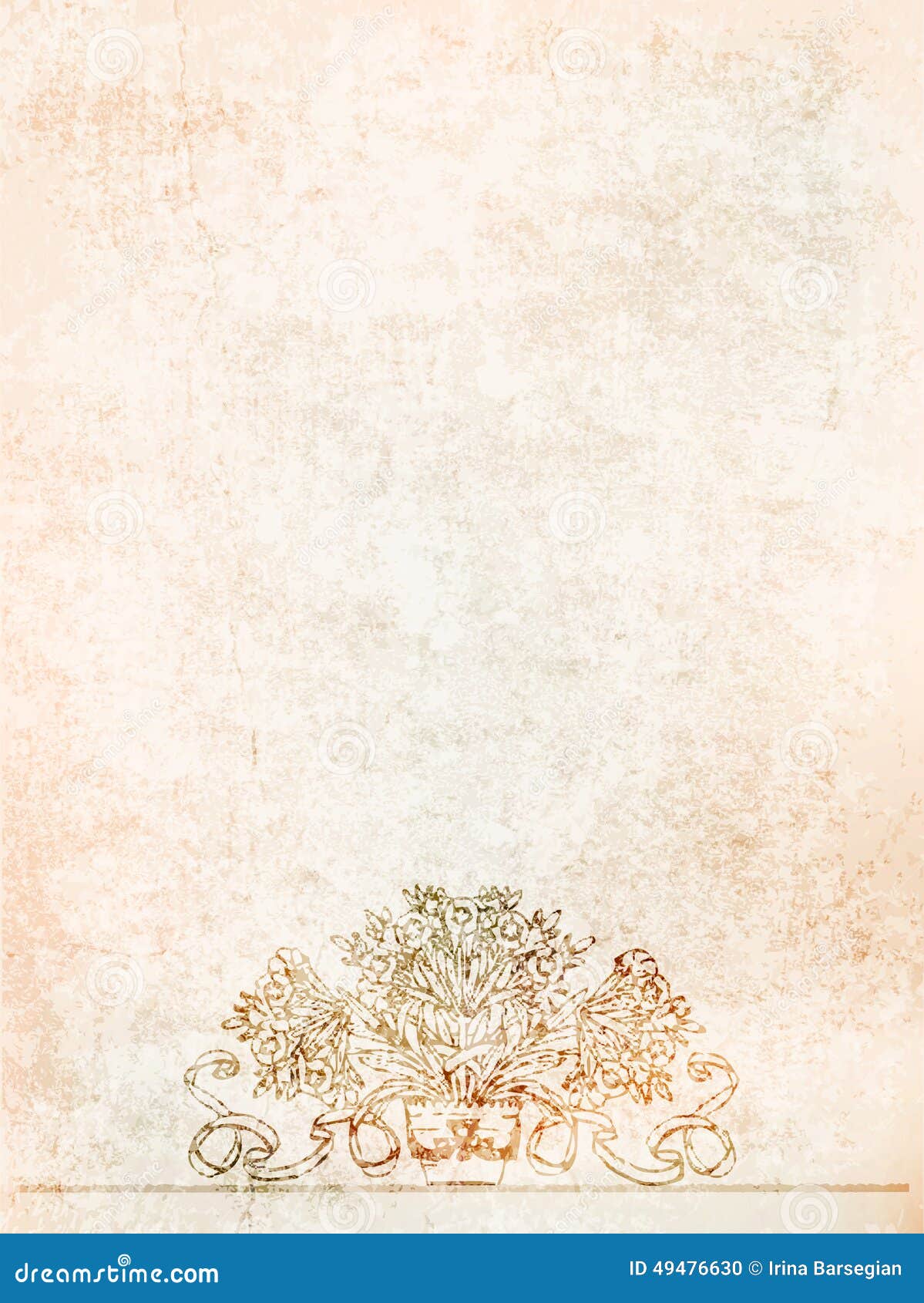 Antique Background Vases on the Ancient Wall. Illustration Stock Vector