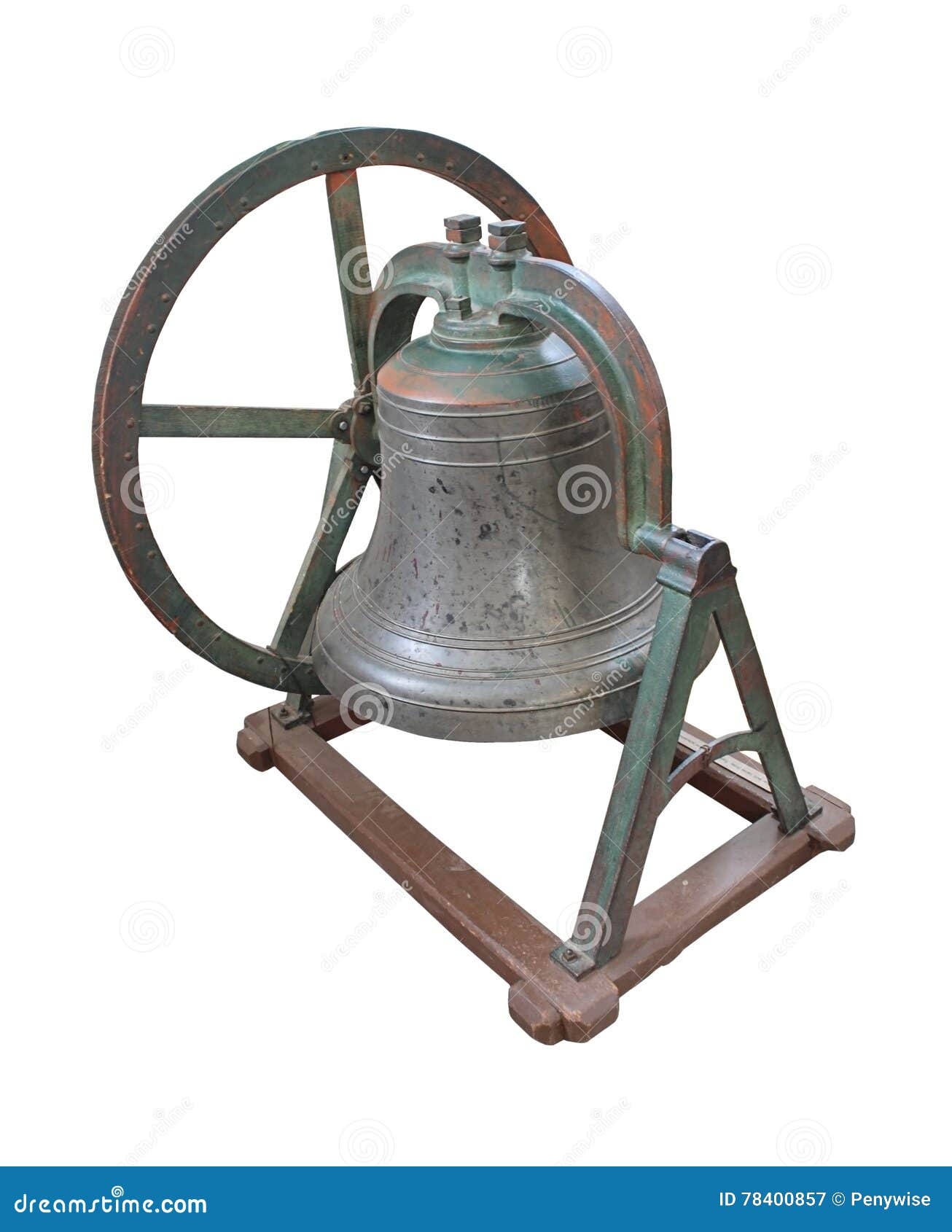 Antique Bell on Stand stock image. Image of tower, metal 78400857