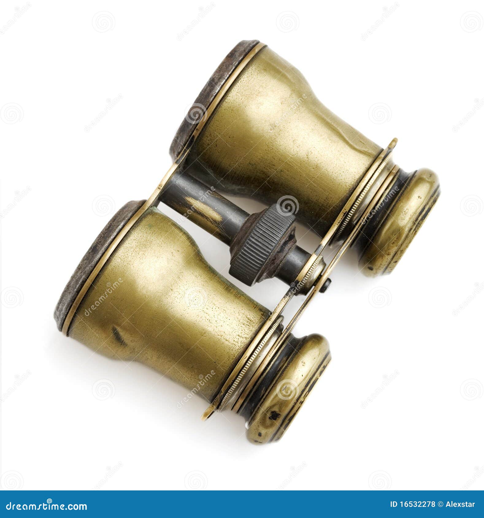 antique brass binoculars