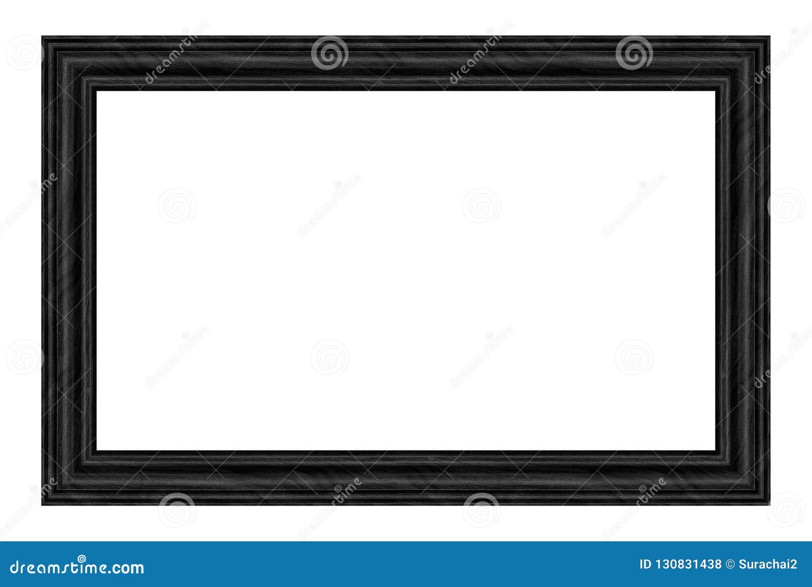 Antique Black Picture Frame Isolated on White Stock Photo Image of painting, retro 130831438