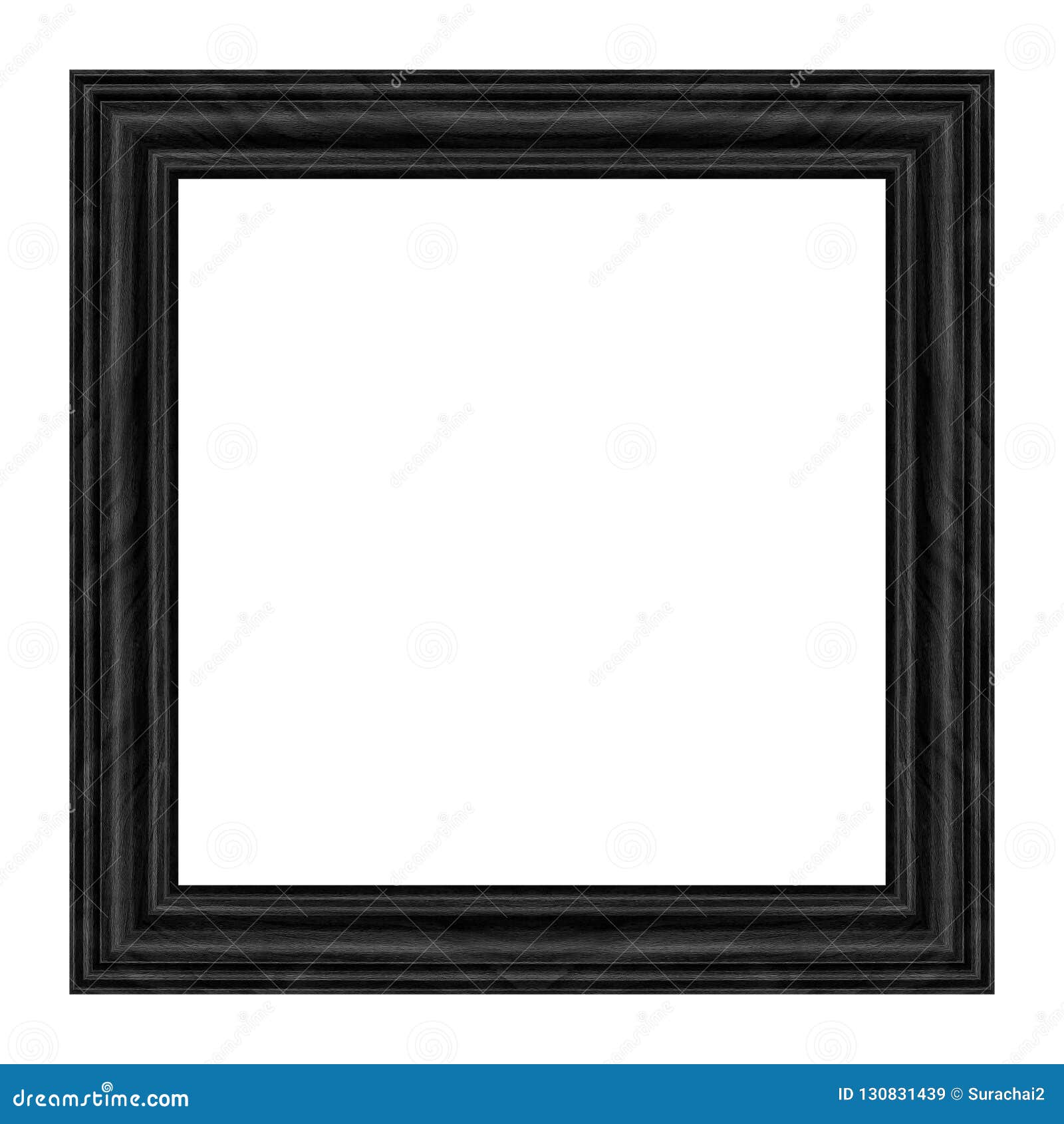 Antique Black Picture Frame Isolated on White Stock Image Image of empty, classical 130831439