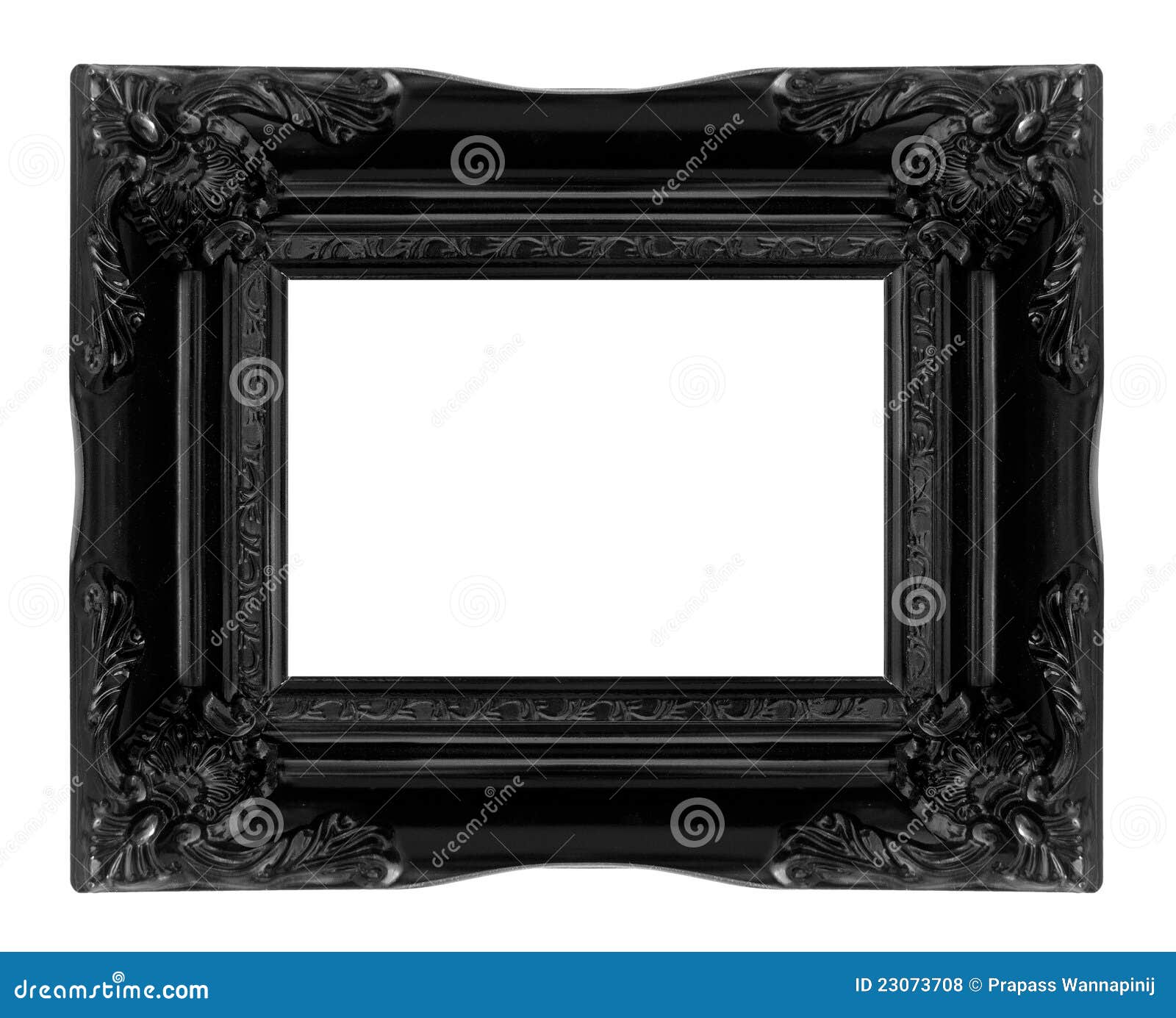 black vintage frame