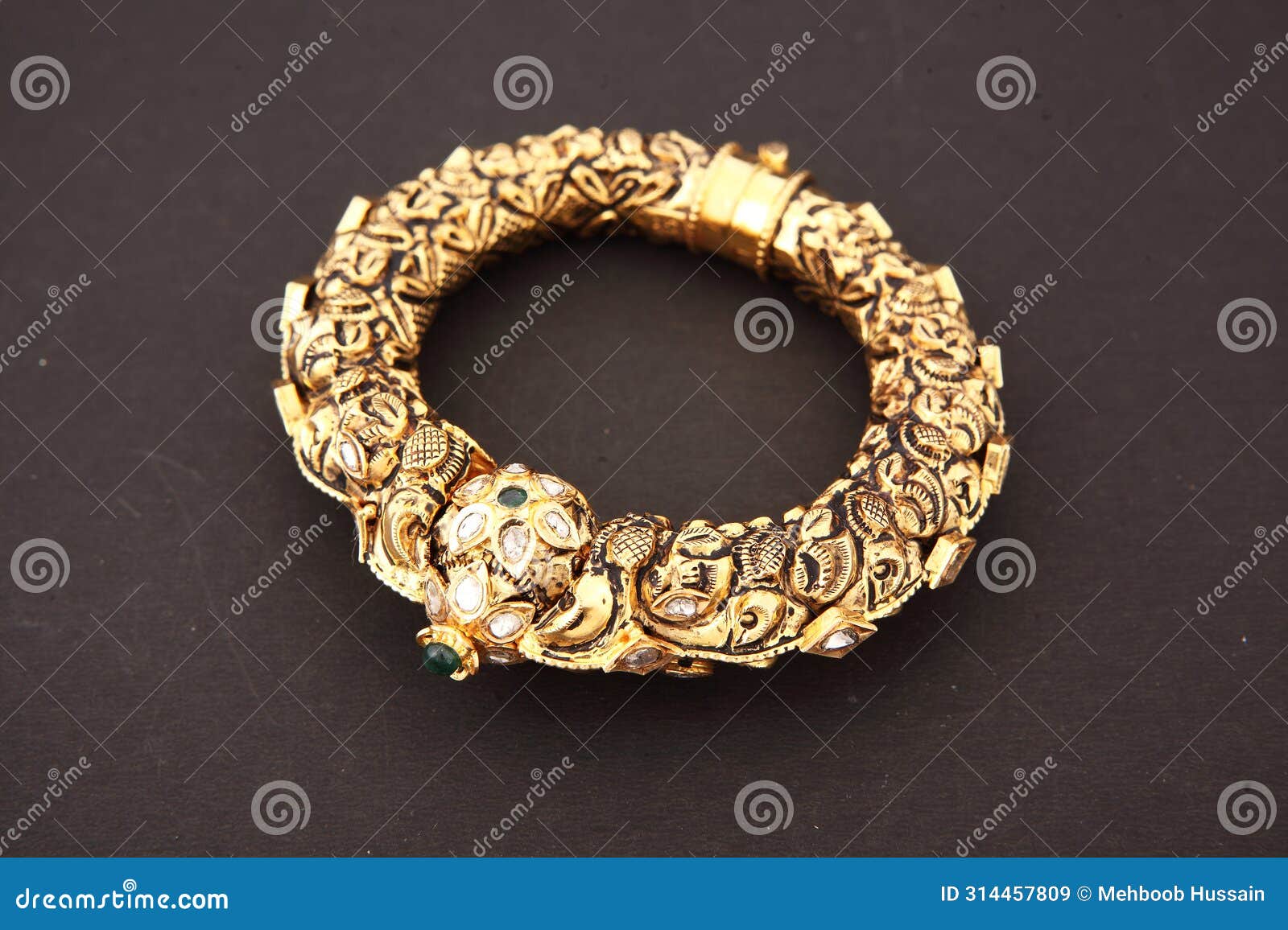 antique bracelets.indian kundan gold plated bridal bangle bracelet kada jewelry.
