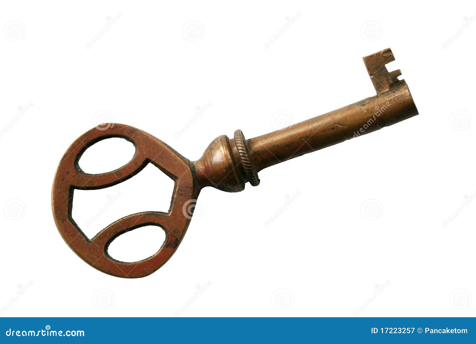 Antique brass key stock image. Image of white, antique 17223257