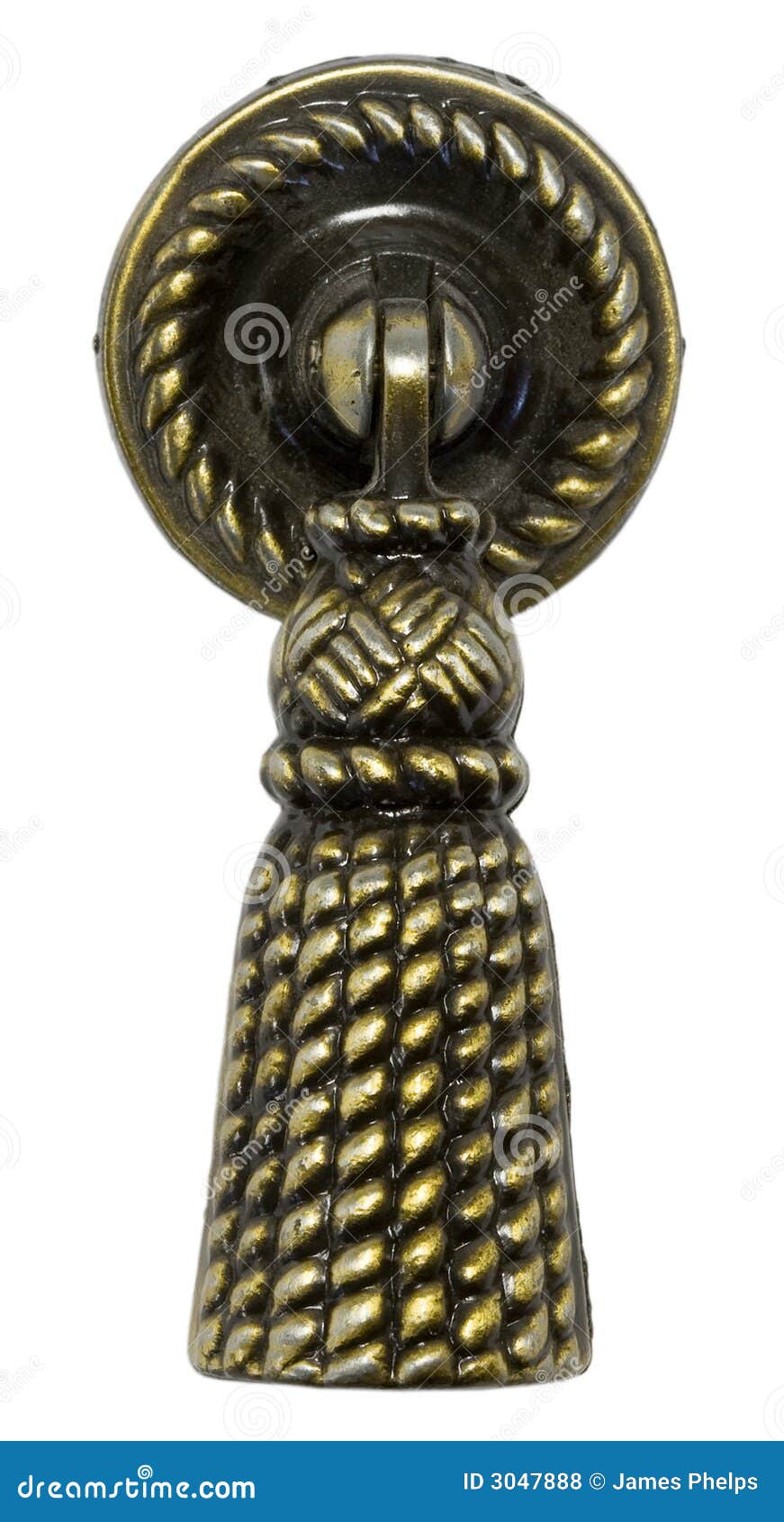 Antique Brass Pull stock photo. Image of isolated, furniture 3047888