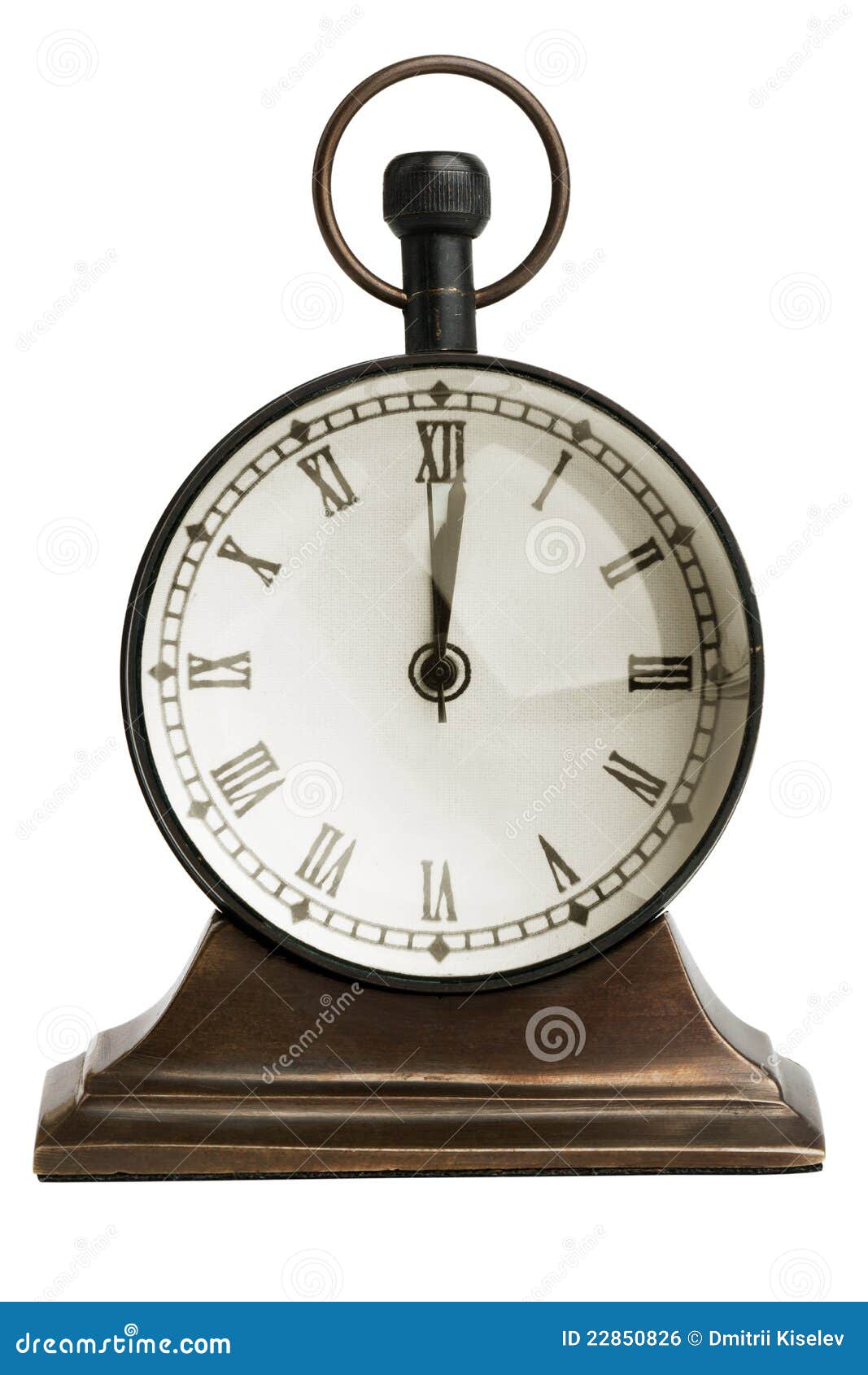 Antique bronze table clock stock photo. Image of background 22850826