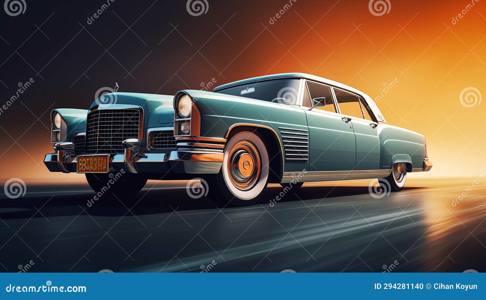 Antique Car Thats a Symbol of Status Stock Illustration Illustration