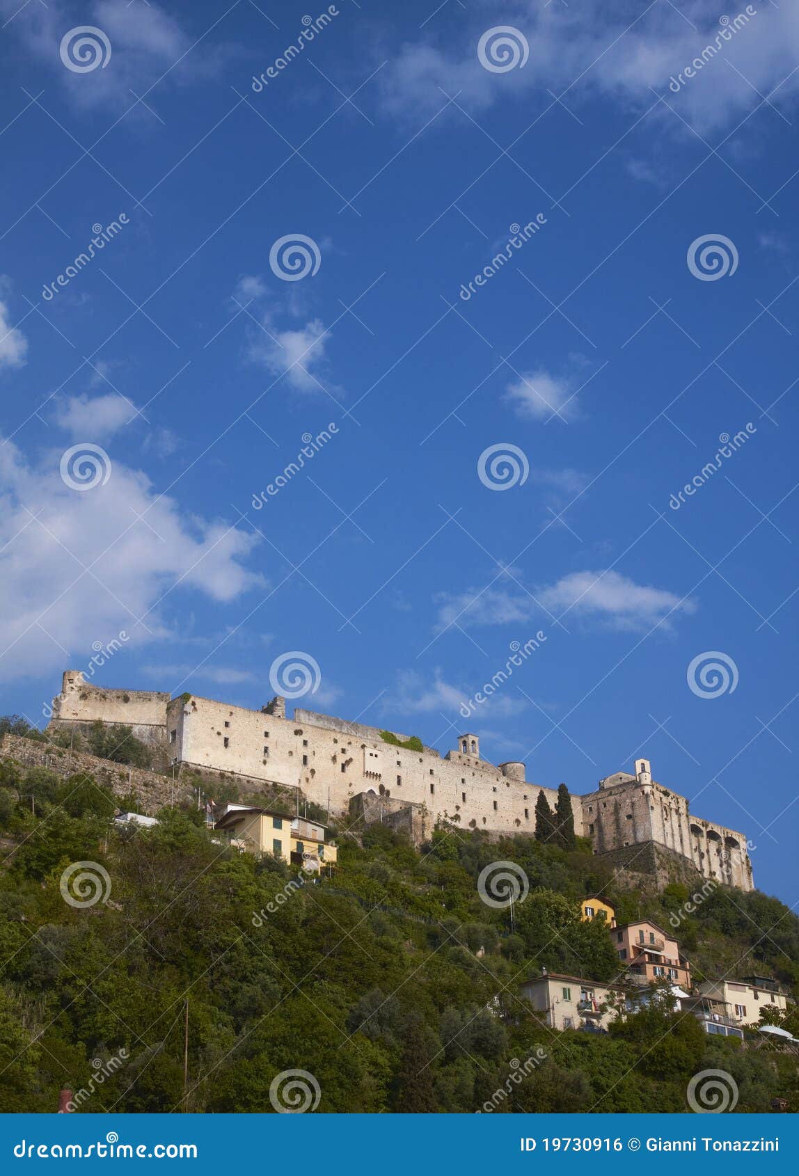antique castle in massa, tuscany, italy