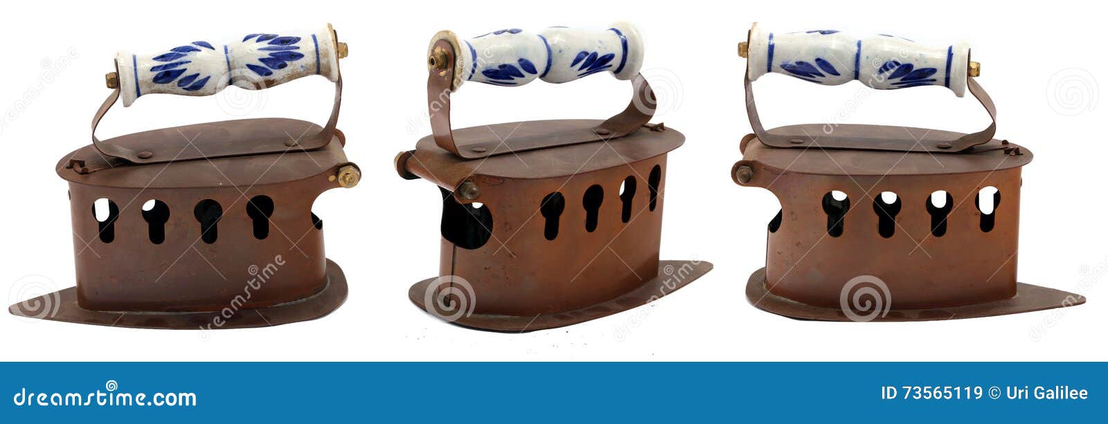 Antique Charcoal Clothes Iron Stock Image Image of charcoal, burn