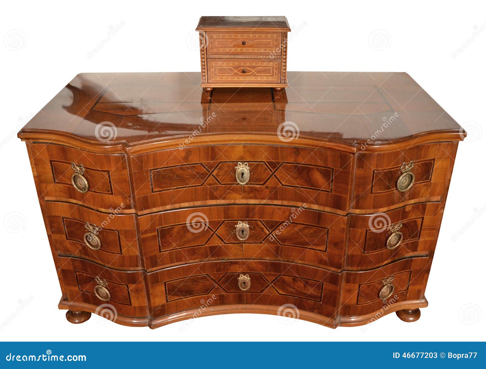 An Antique Chest of Drawers Stock Image - Image of dresser, exclusive