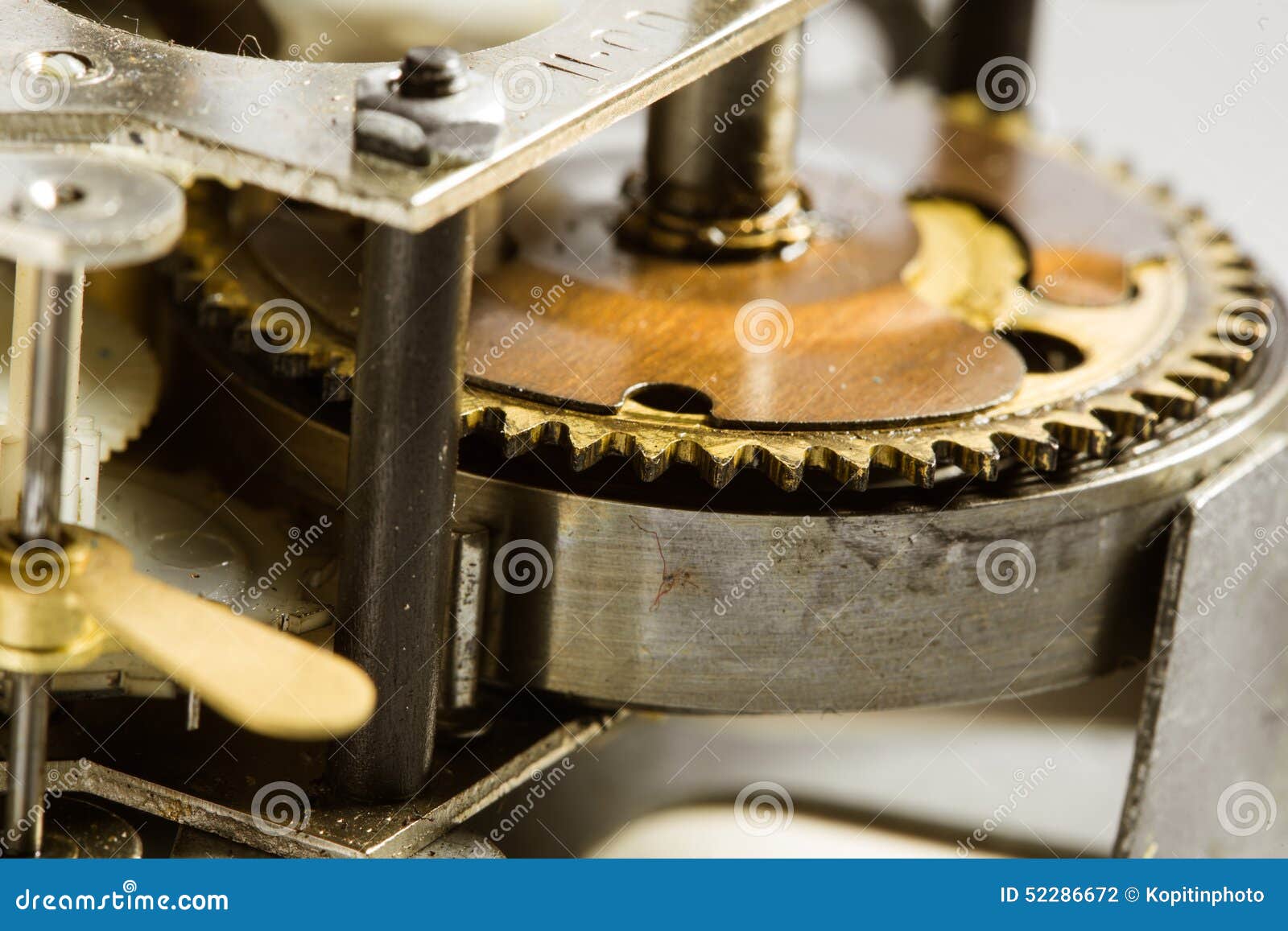 Antique clock gears stock photo. Image of cogwheel, antique 52286672