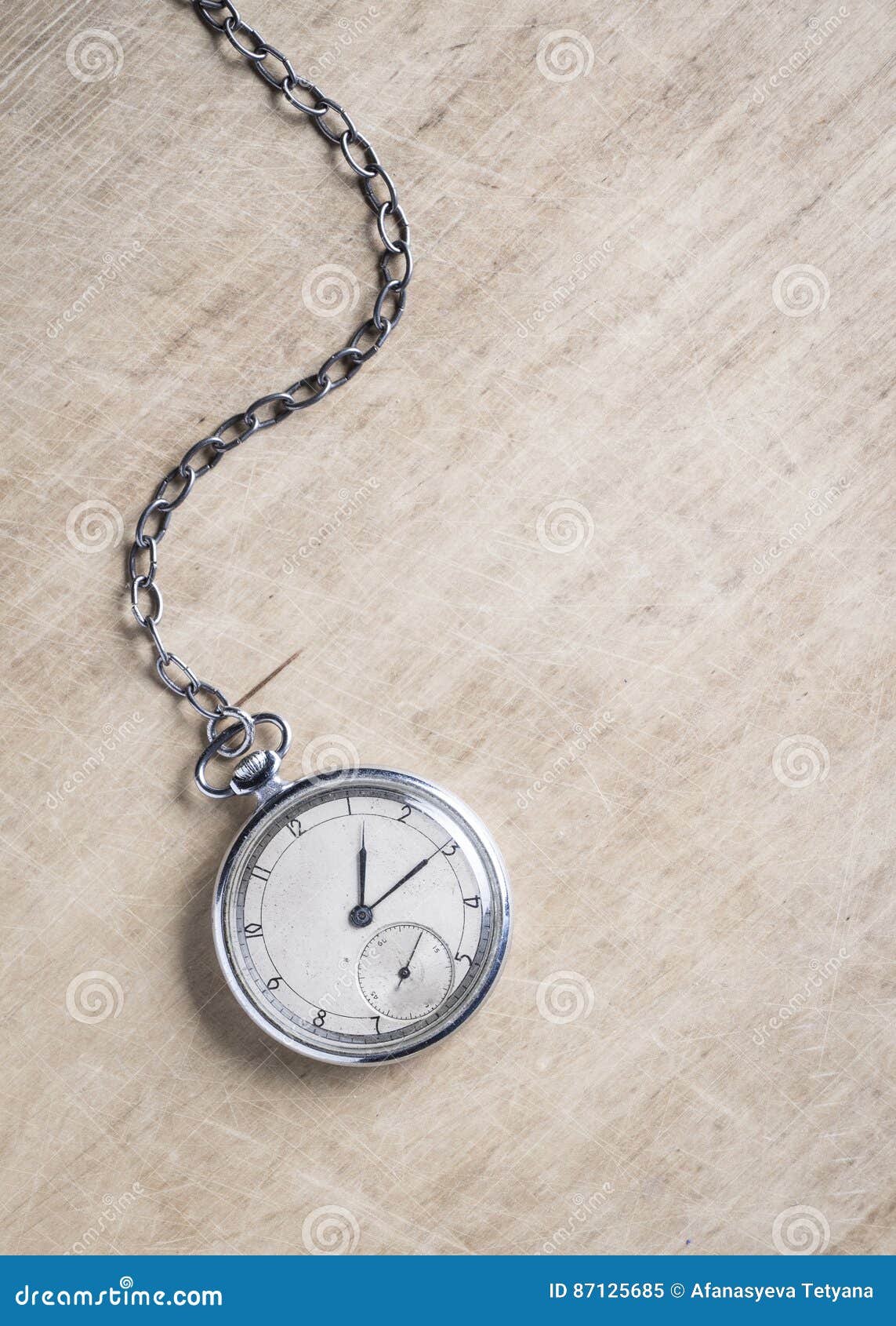 Female Hand Holding Vintage Clock Chain Stock Photo By ©gluber